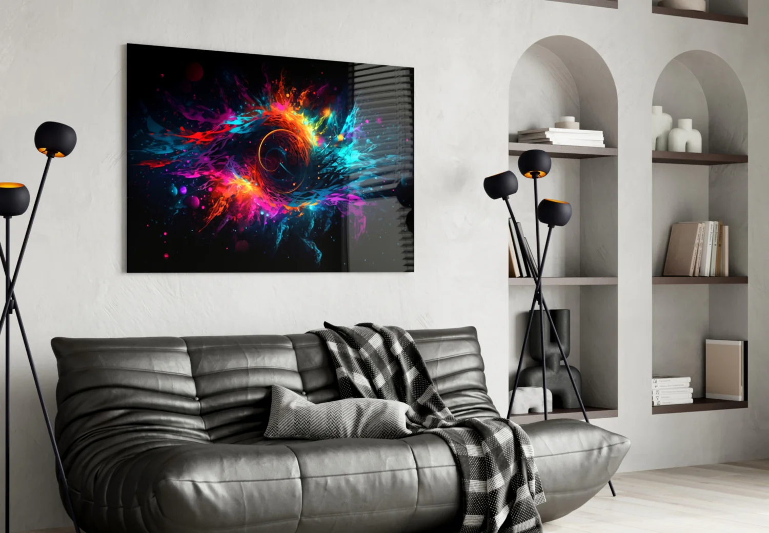 Colorful Hole Glass Wall Art || Designer Collection - Image 4