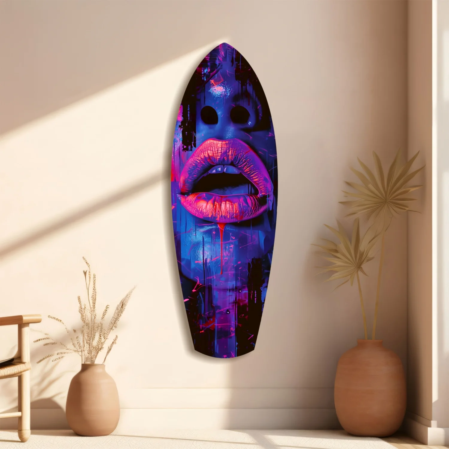 Colorful Lips V3 Glass Wall Art - Image 11