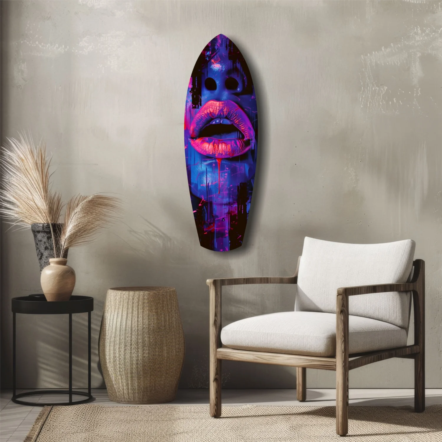 Colorful Lips V3 Glass Wall Art - Image 5