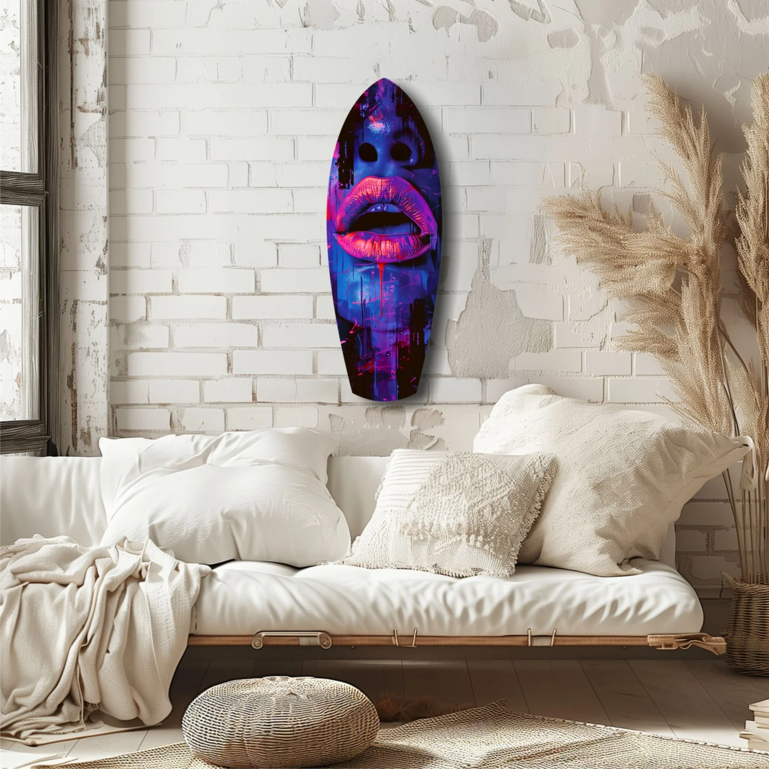 Colorful Lips V3 Glass Wall Art - Image 6
