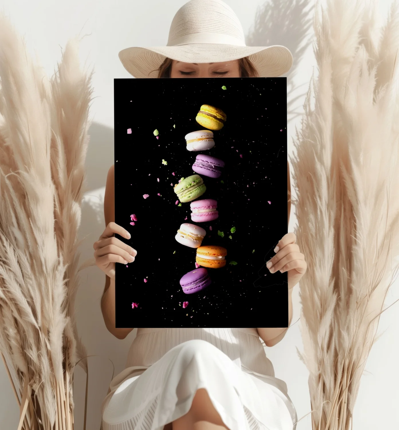 Colorful Macarons Aluminum Print - Image 4