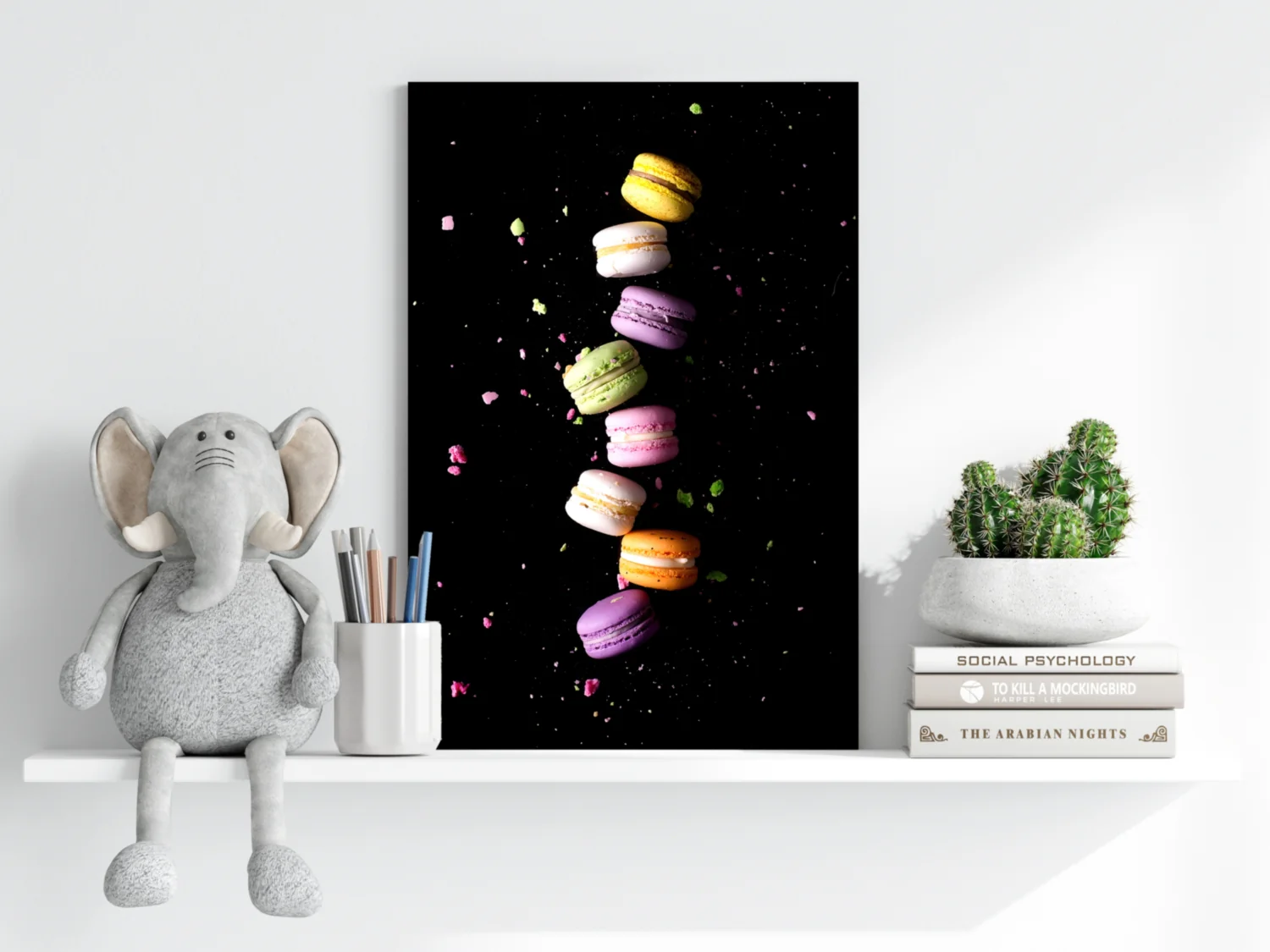 Colorful Macarons Aluminum Print - Image 6