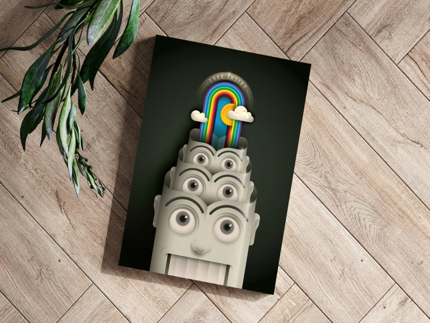 Colorful Mind Aluminum Print - Image 3
