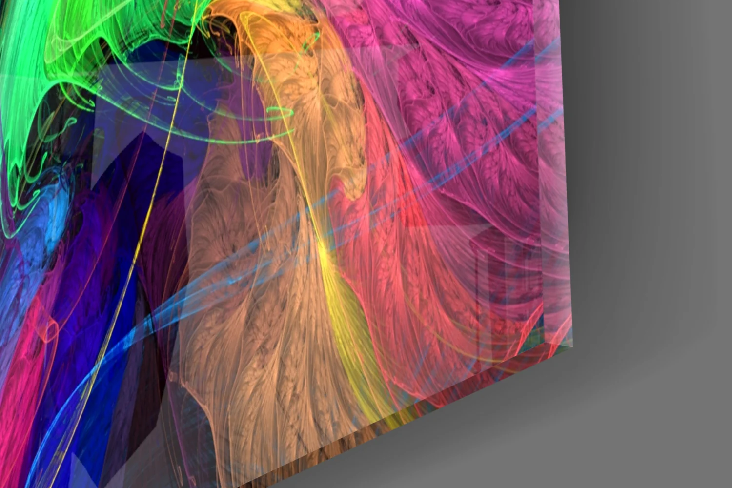 Colorful Patterns Glass Wall Art - Image 7