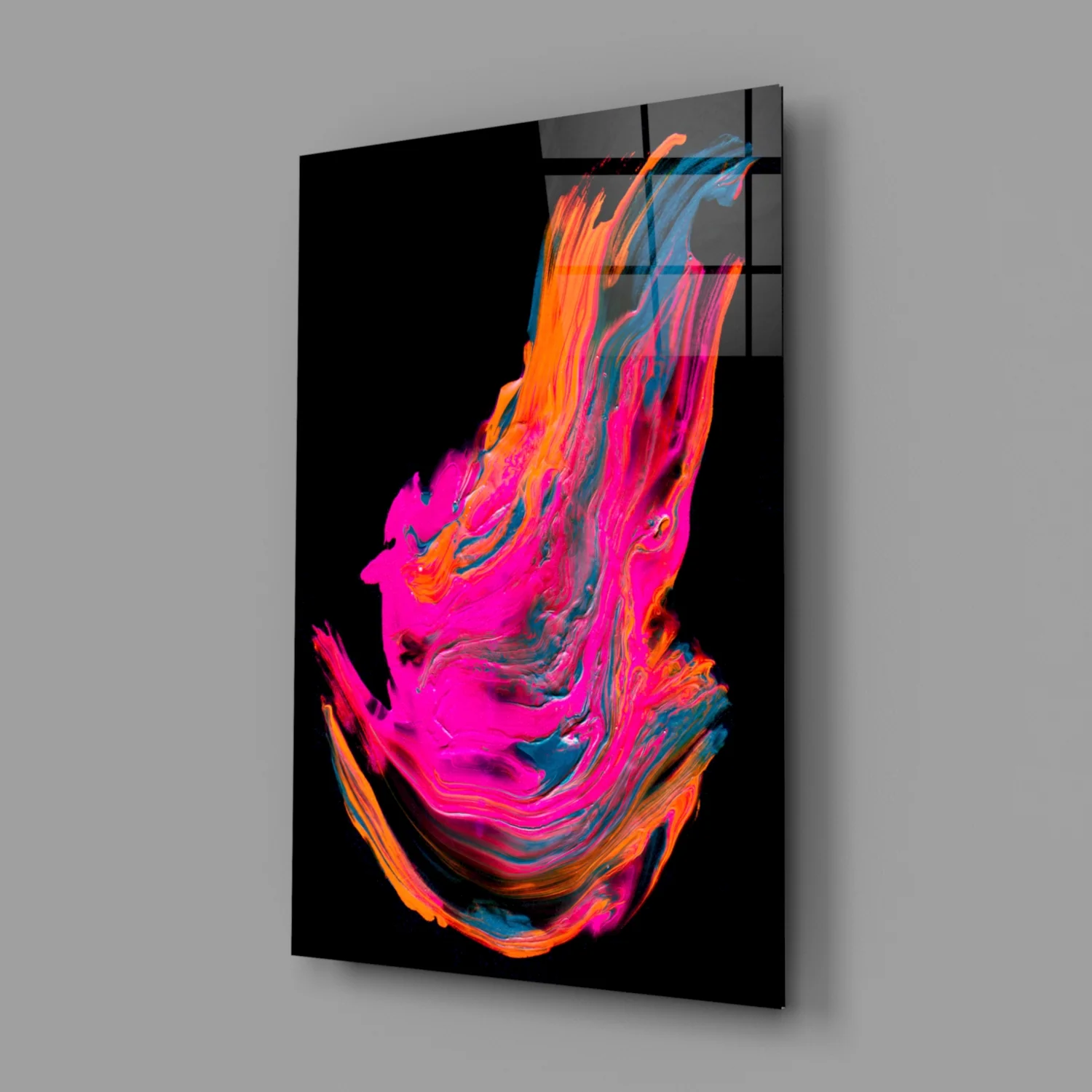 Colorful Winged Glass Wall Art - Image 2