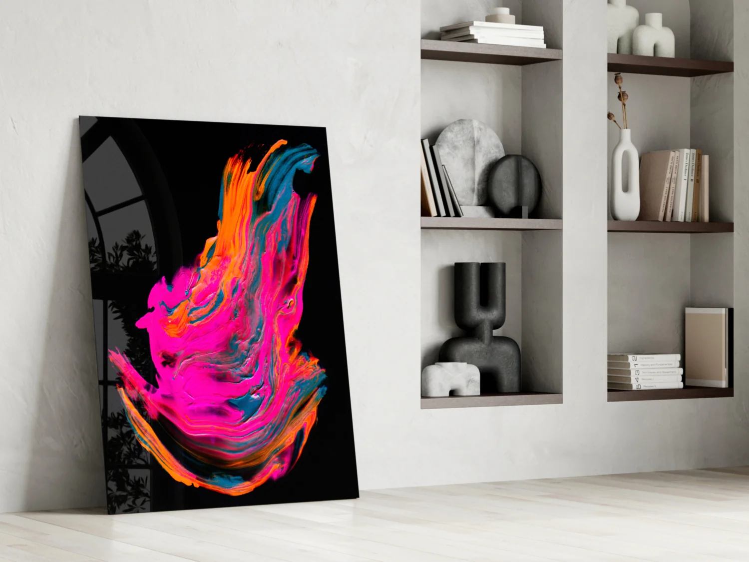 Colorful Winged Glass Wall Art - Image 6
