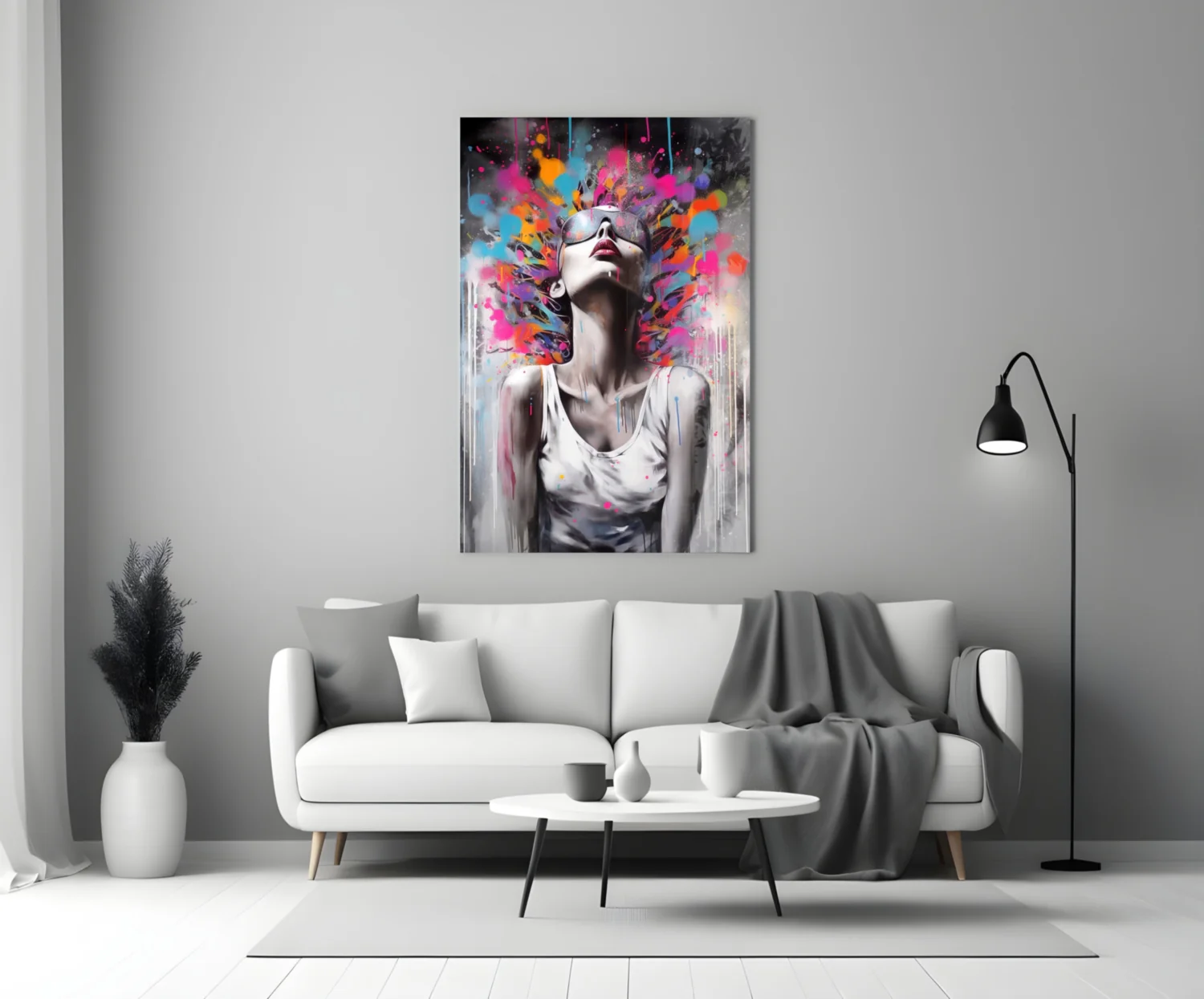 Colors in My Head Glass Wall Art || Designer Collection - Image 3