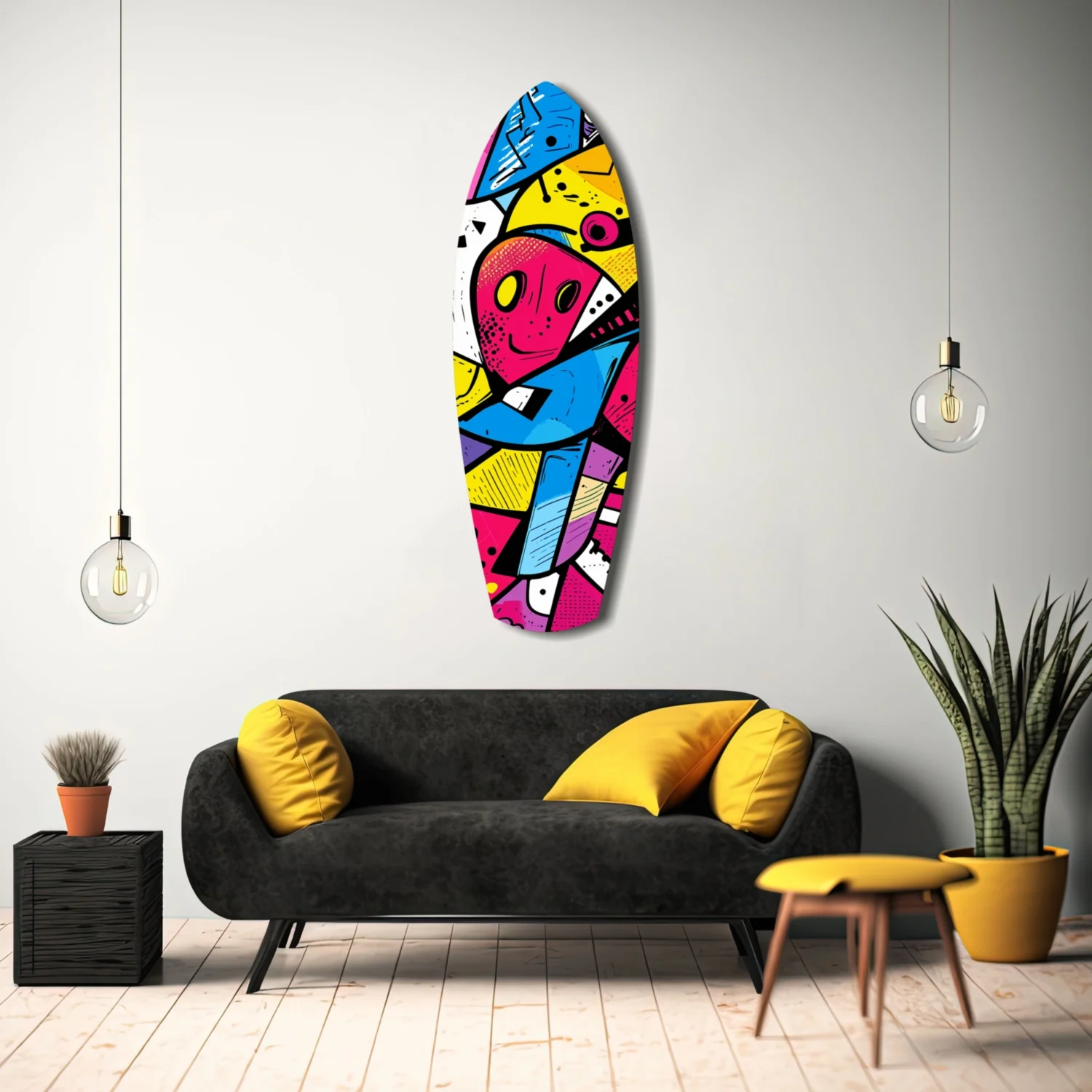 Colors of Geometry Glass Wall Art - Image 11