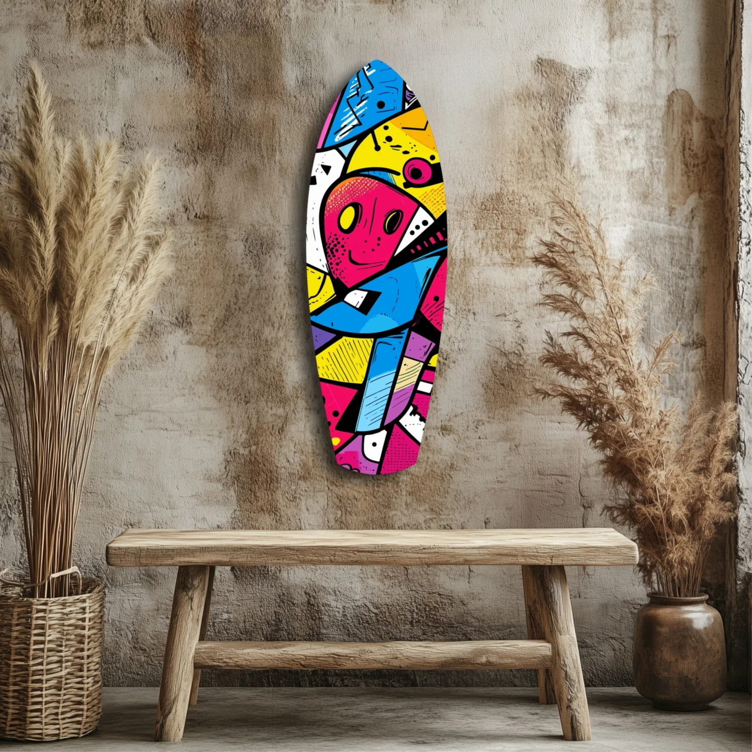 Colors of Geometry Glass Wall Art - Image 3