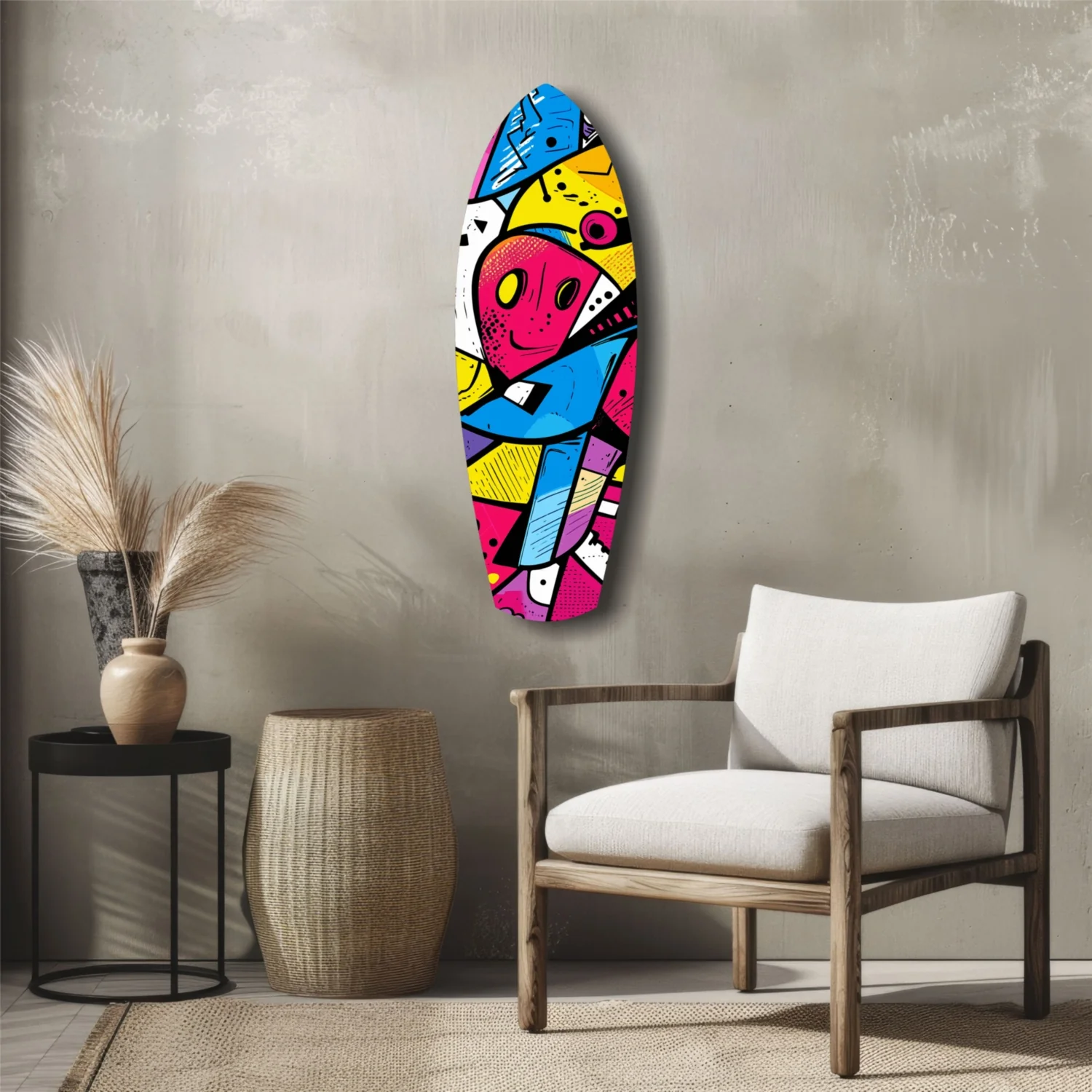 Colors of Geometry Glass Wall Art - Image 5