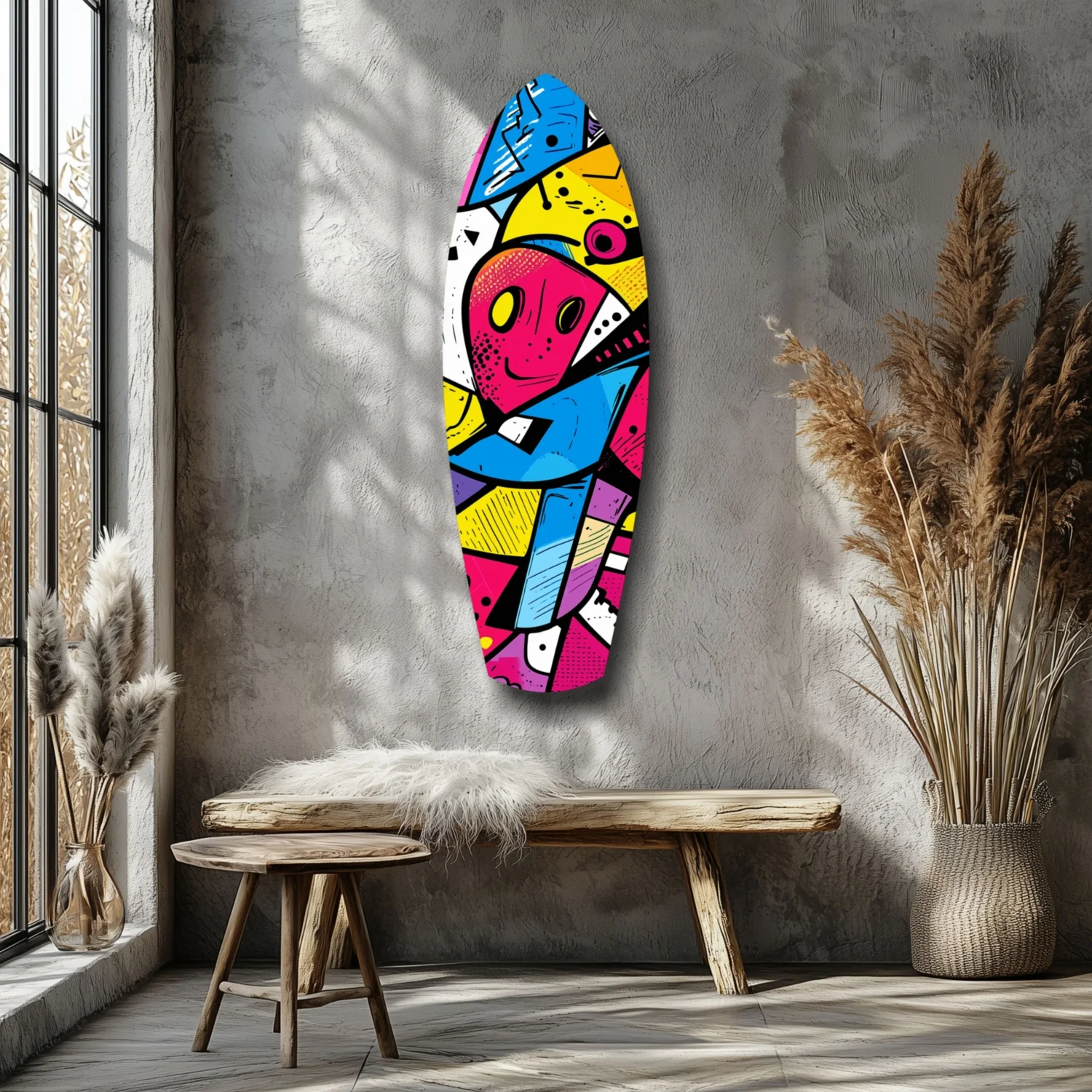 Colors of Geometry Glass Wall Art - Image 7