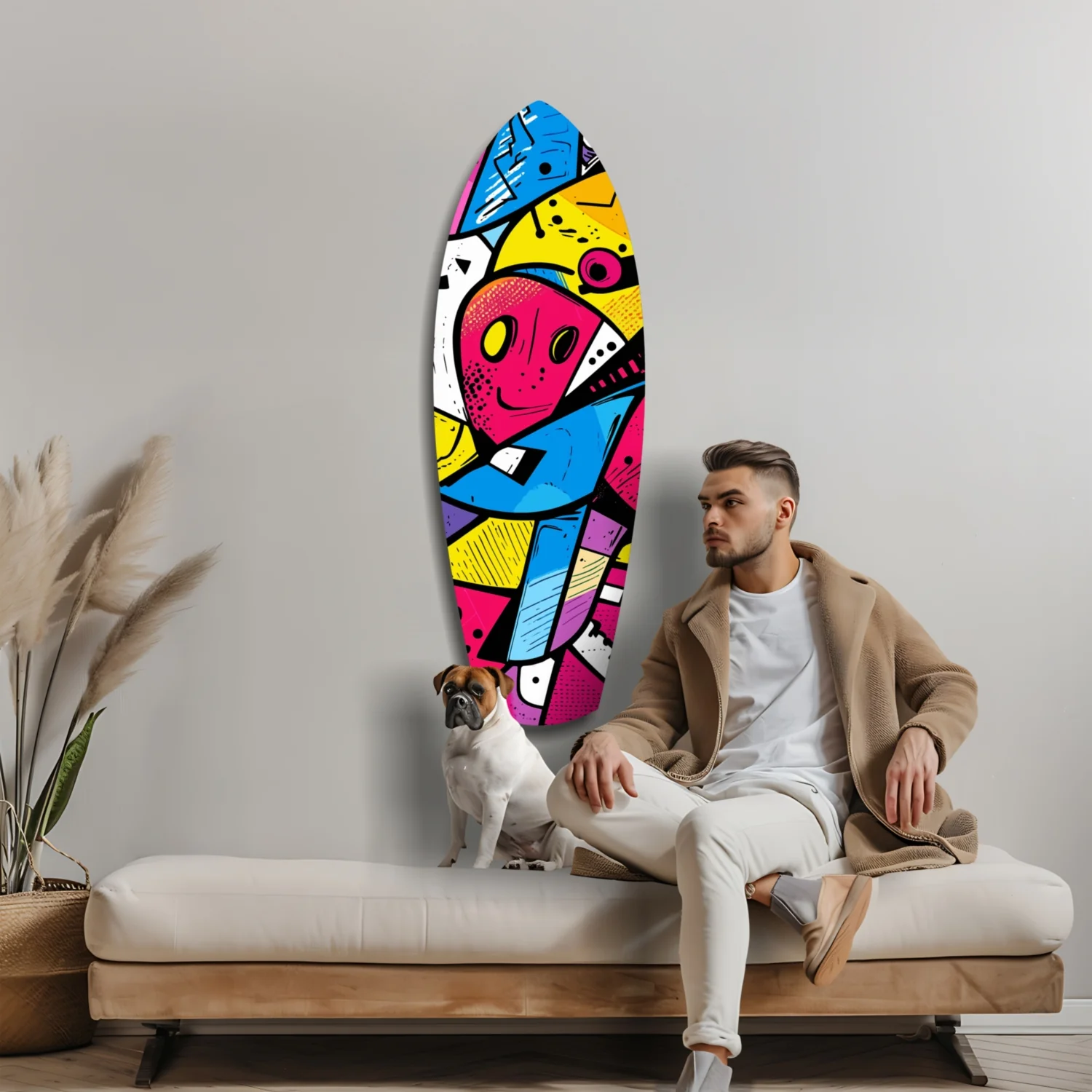 Colors of Geometry Glass Wall Art - Image 8