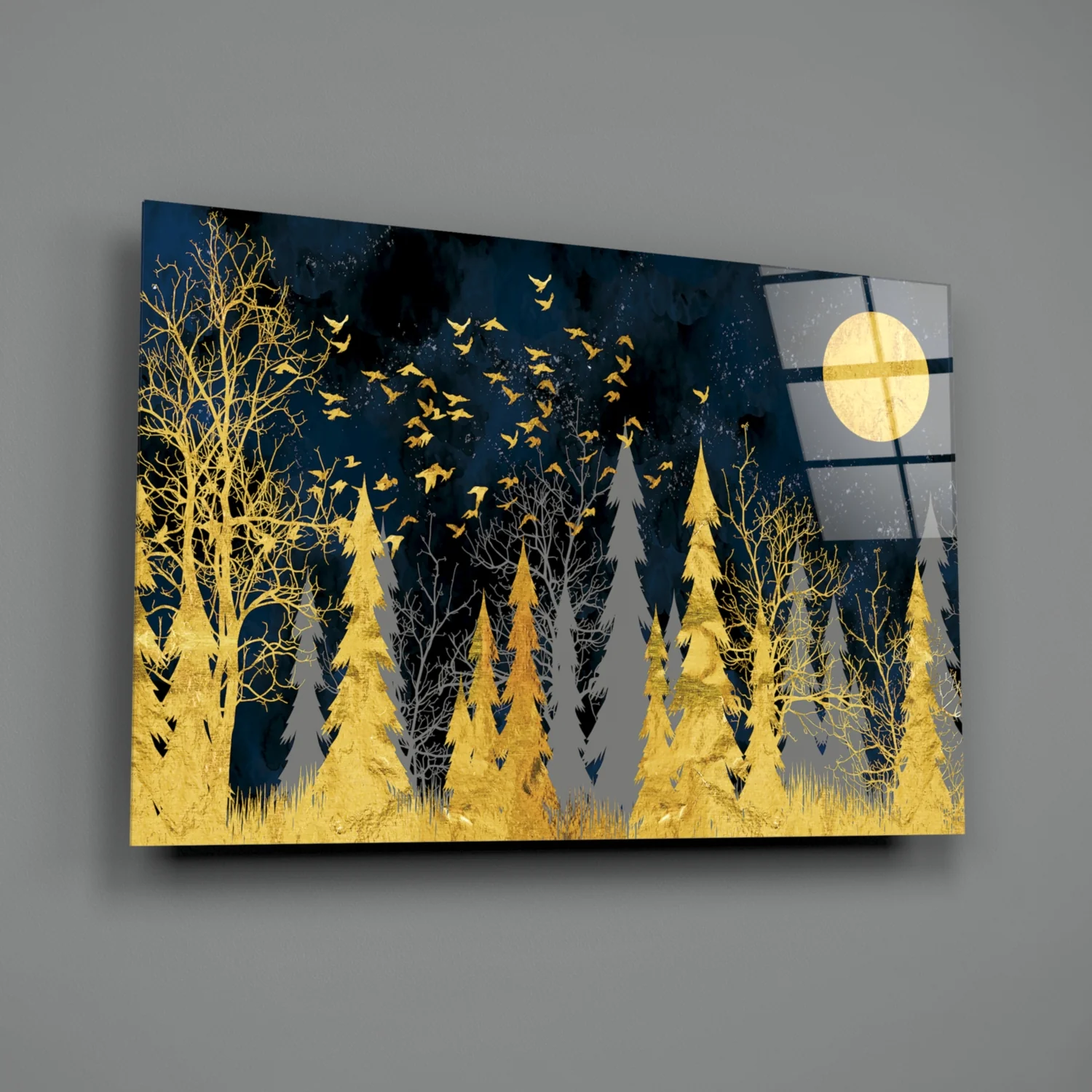 Colors of the Night Glass Wall Art - Image 2