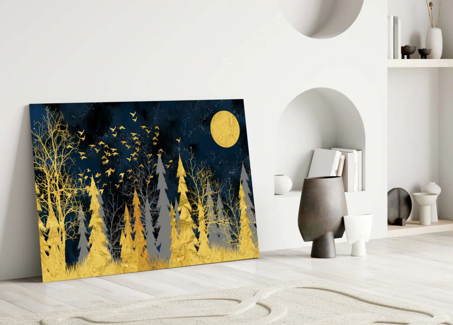 Colors of the Night Glass Wall Art - Image 3
