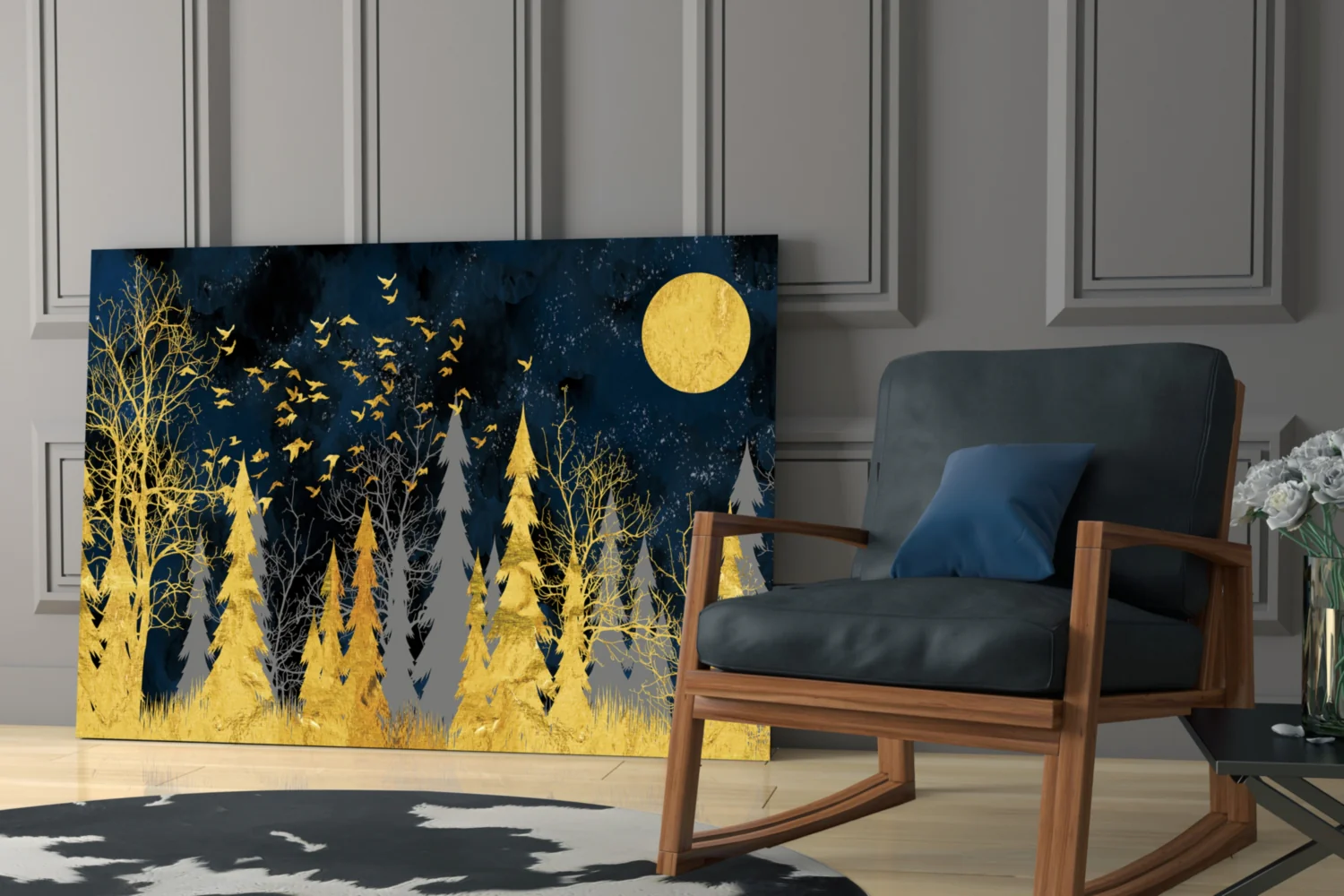 Colors of the Night Glass Wall Art - Image 6