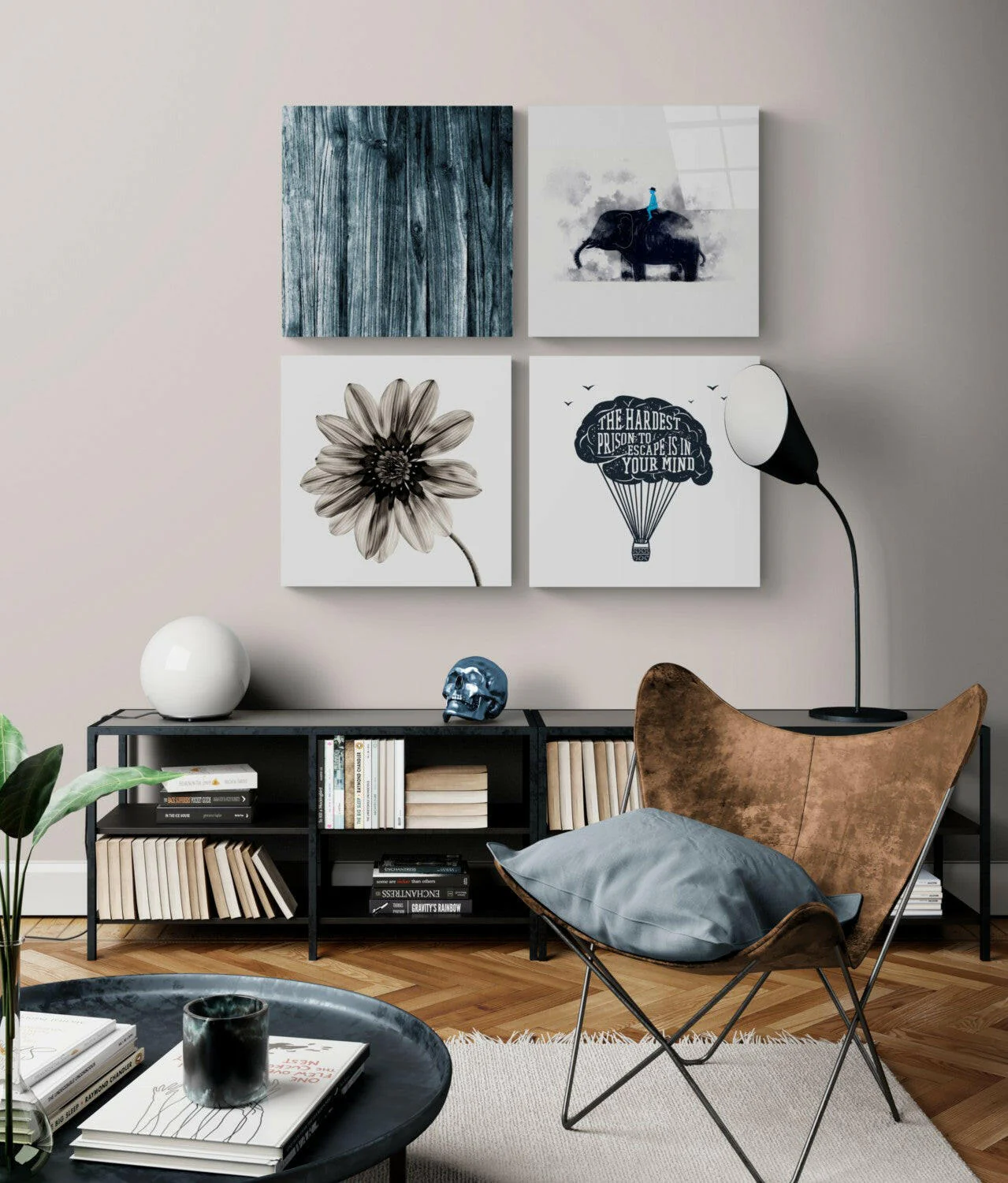 Consciousness Quadro Glass Wall Art - Image 3