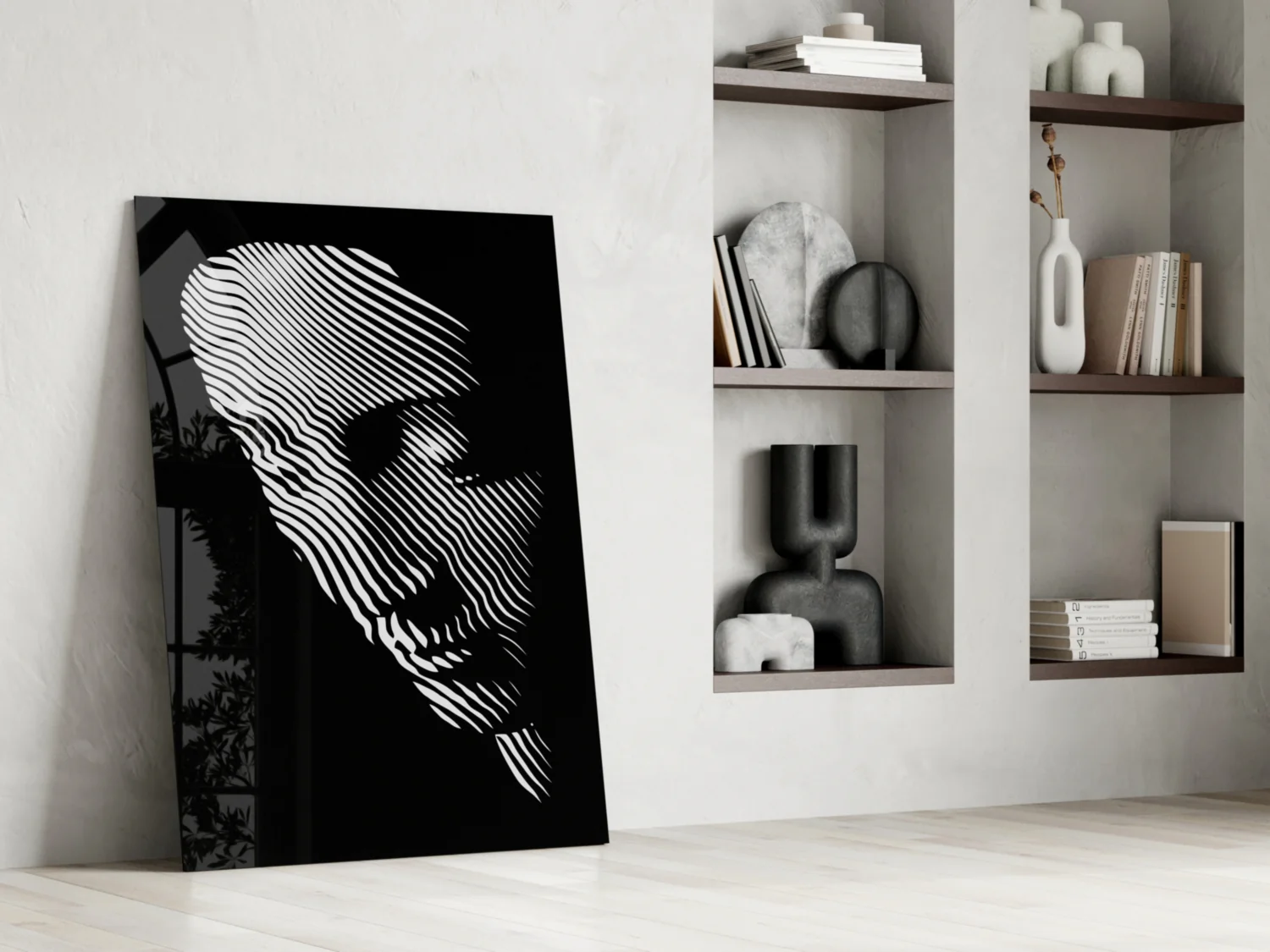 Contemplation Glass Wall Art - Image 6