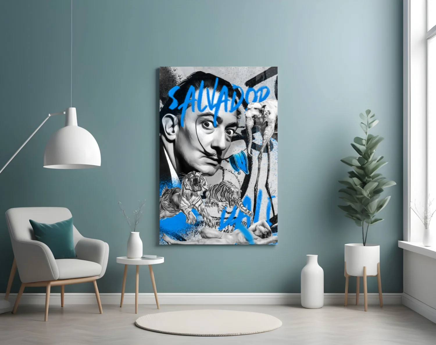 Surrealism and The Jungle Glass Wall Art || Designer Collection - Image 4