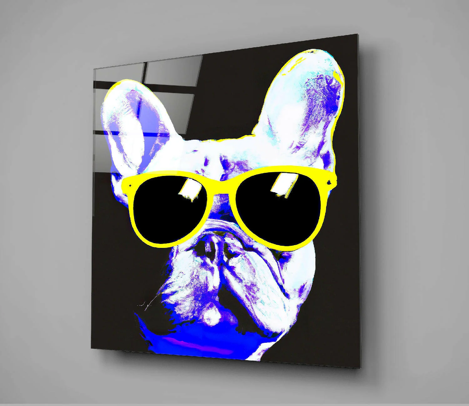 Cool Dog Glass Wall Art  || Designers Collection - Image 3