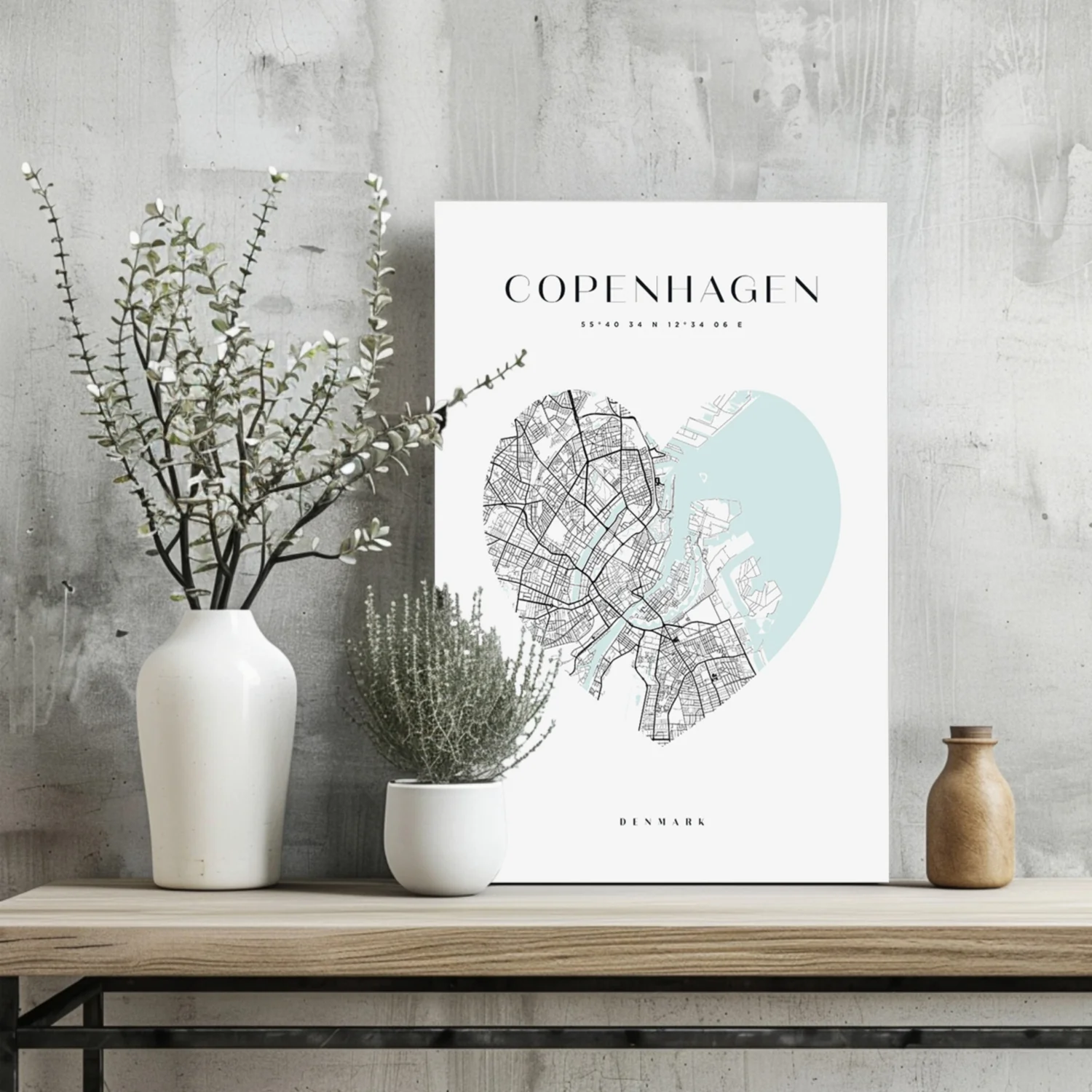 Copenhagen V1 Aluminum Print - Image 2
