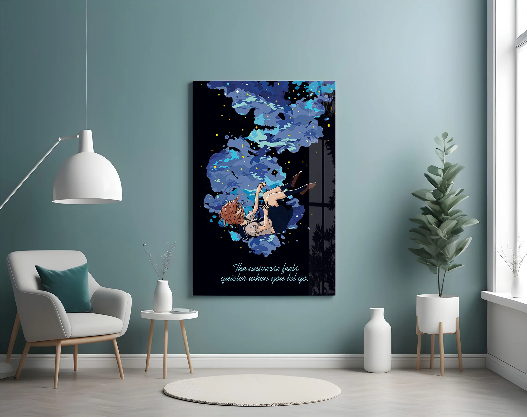 Cosmic Freedom Glass Wall Art - Image 5