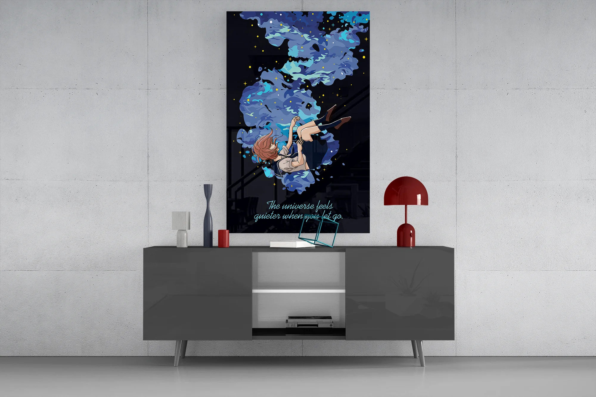 Cosmic Freedom Glass Wall Art - Image 9