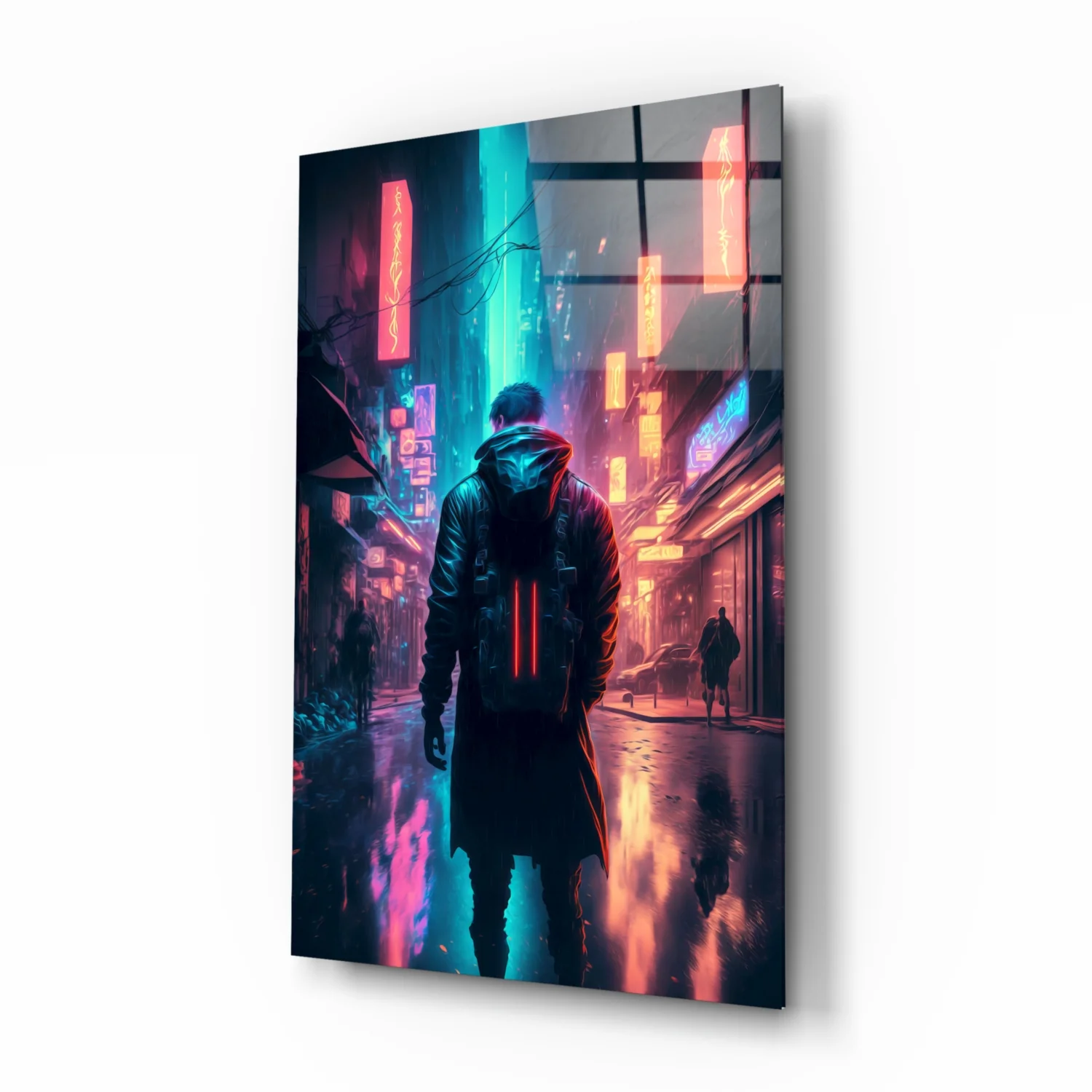 Cyberpunk Glass Wall Art || Designers Collection - Image 2