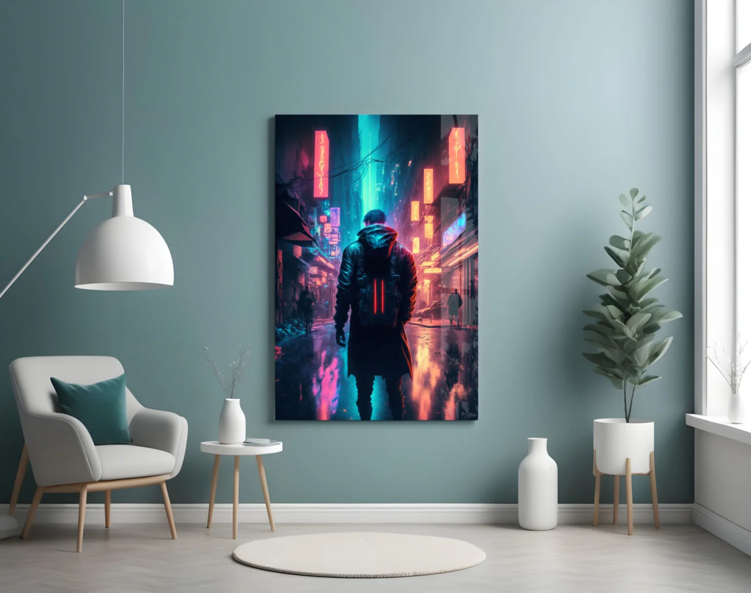 Cyberpunk Glass Wall Art || Designers Collection - Image 5