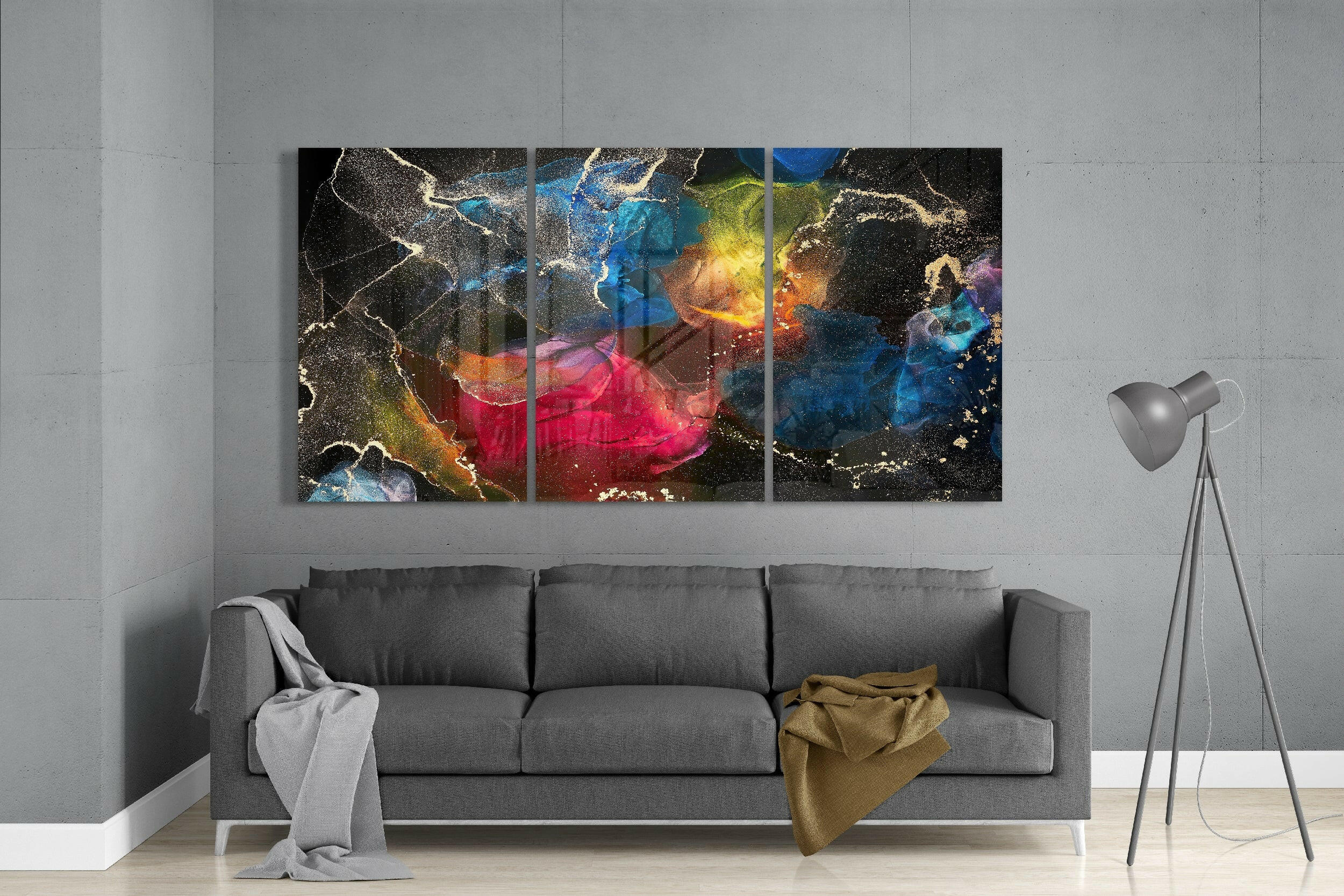 Dance Of Colors Glass Art - Image 3