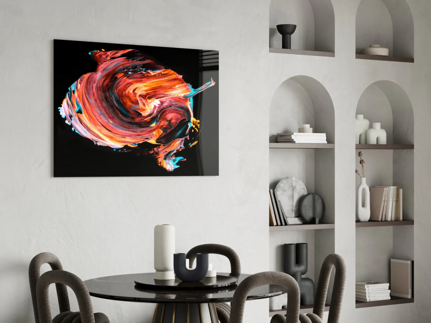 Dance of Red Glass Wall Art - Image 5
