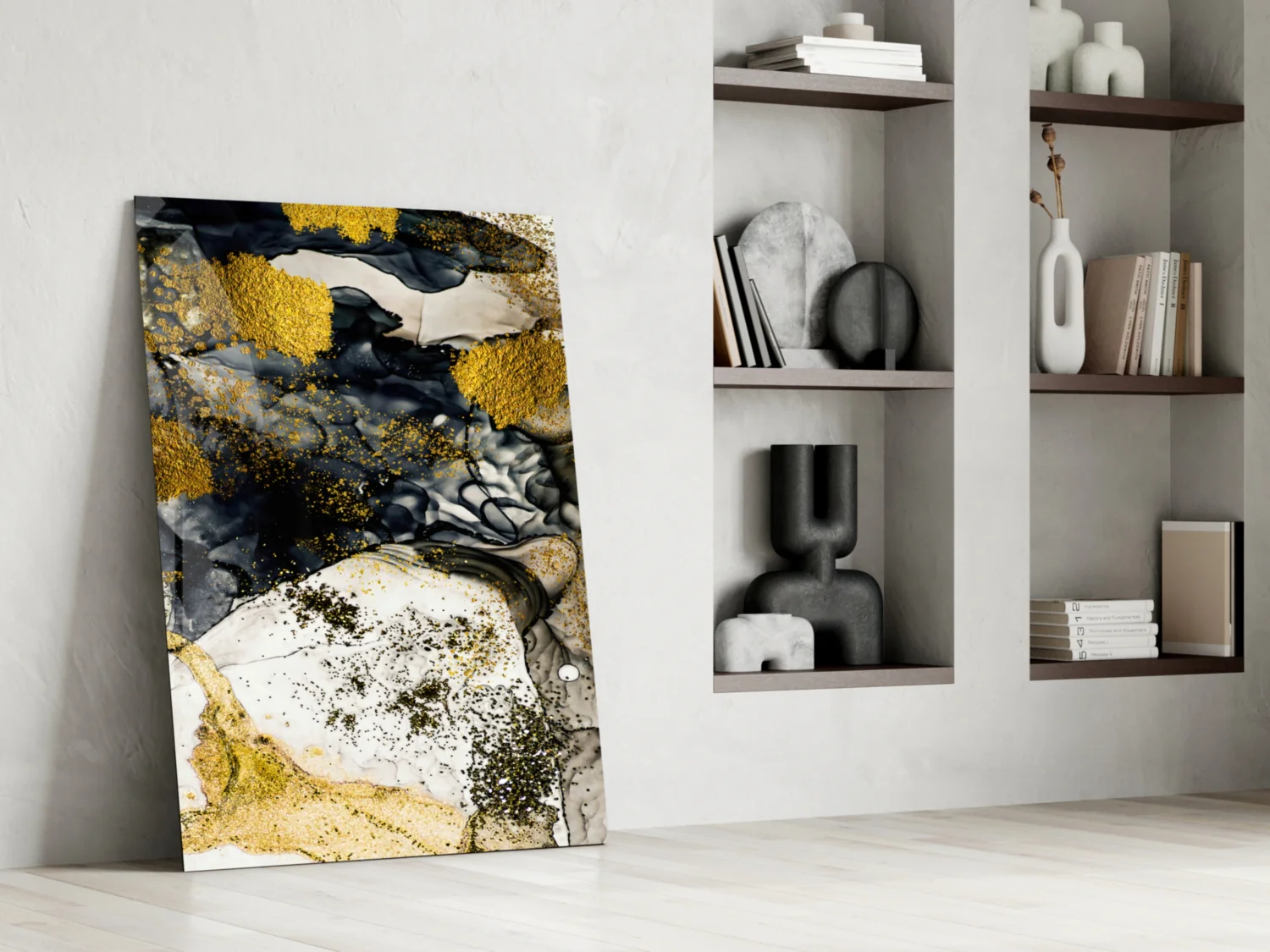 Dance of Yellow Glass Wall Art - Image 6