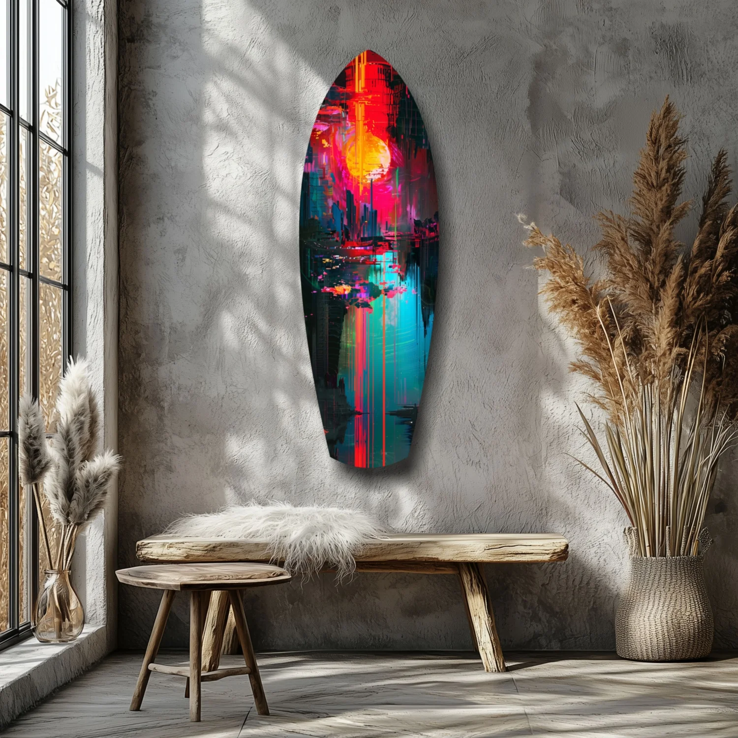Dark City Glass Wall Art - Image 7