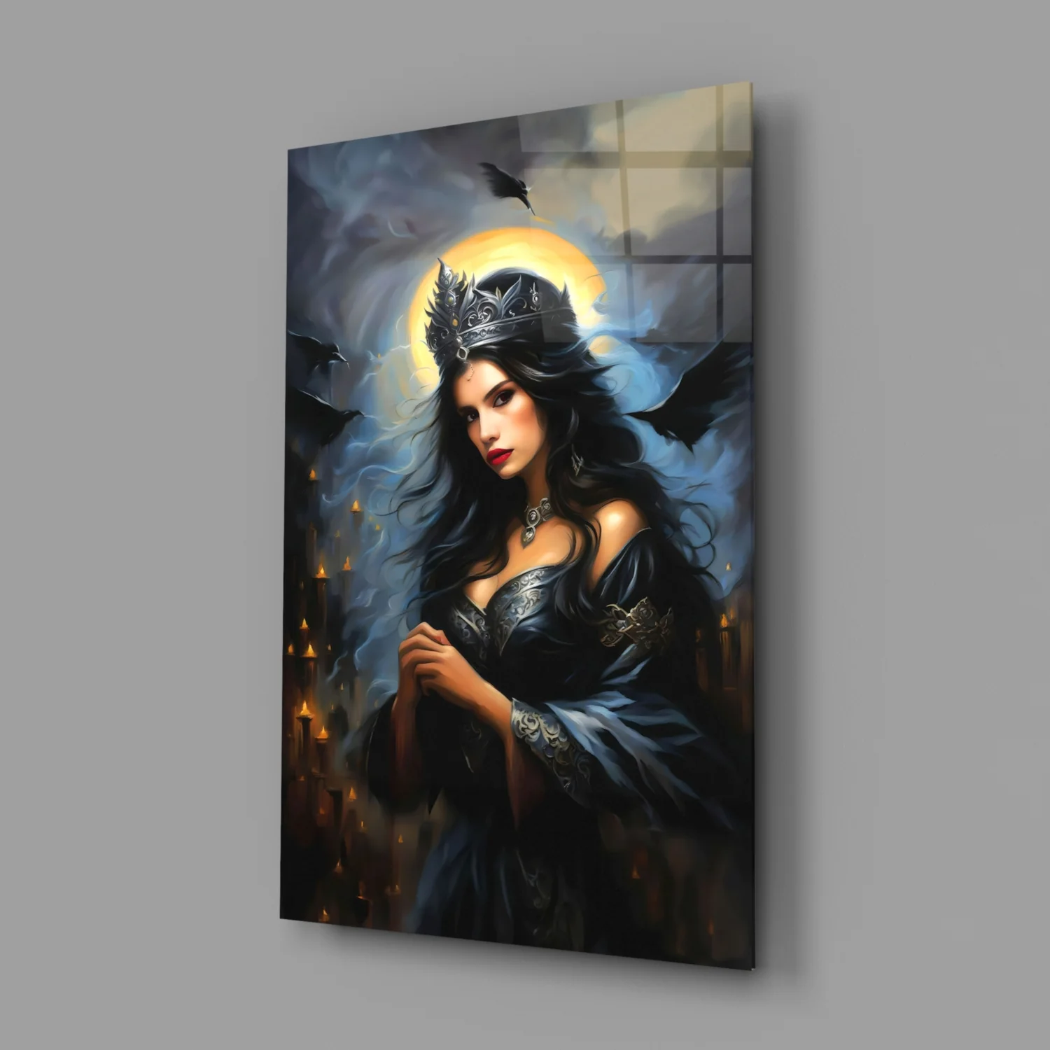 Dark Queen Glass Wall Art - Image 2