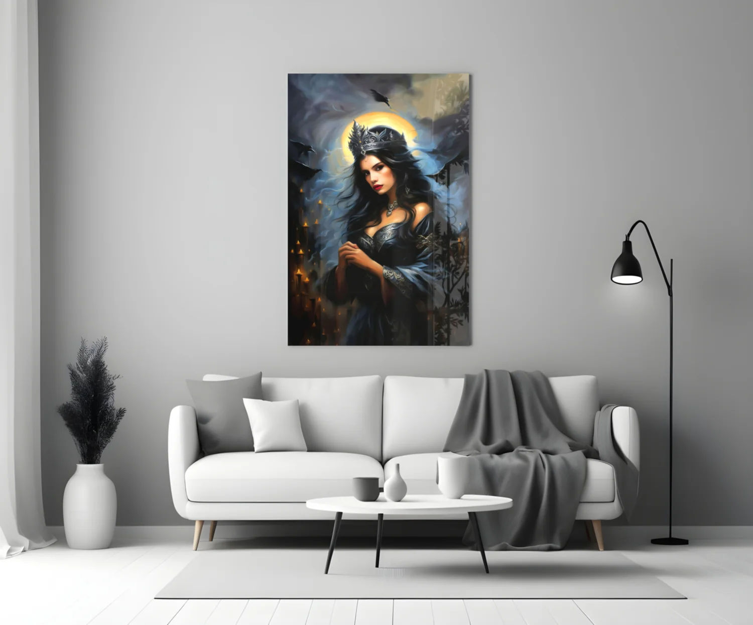 Dark Queen Glass Wall Art - Image 3