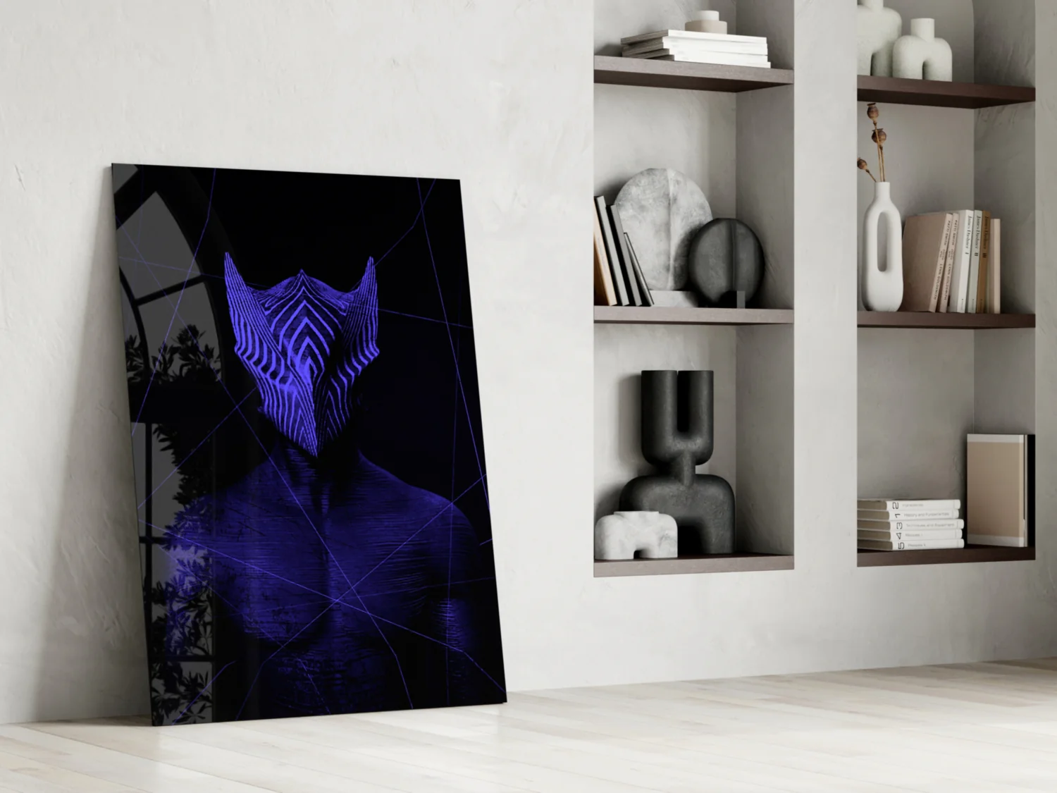 Darko Purple Glass Wall Art - Image 6