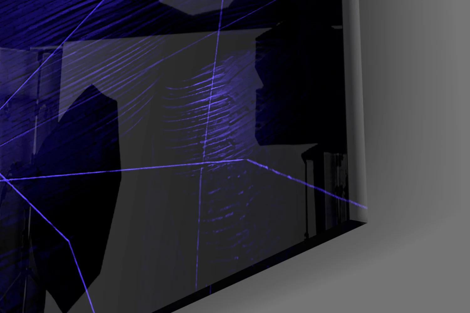 Darko Purple Glass Wall Art - Image 7