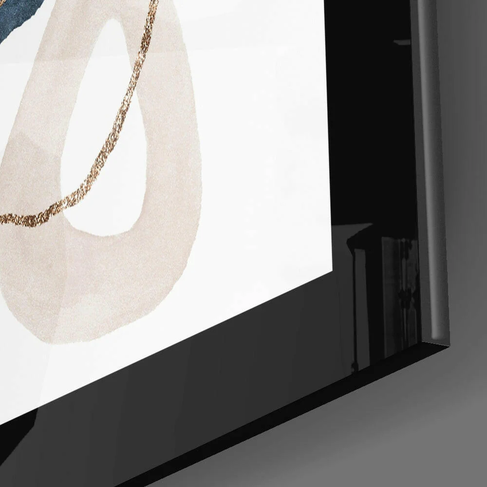 Abstract Modernity Glass Wall Art - Image 3