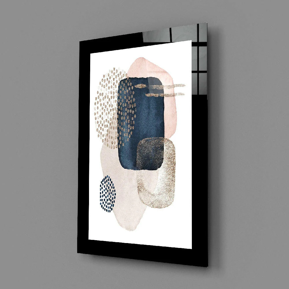 Abstract Modernity Glass Wall Art - Image 2