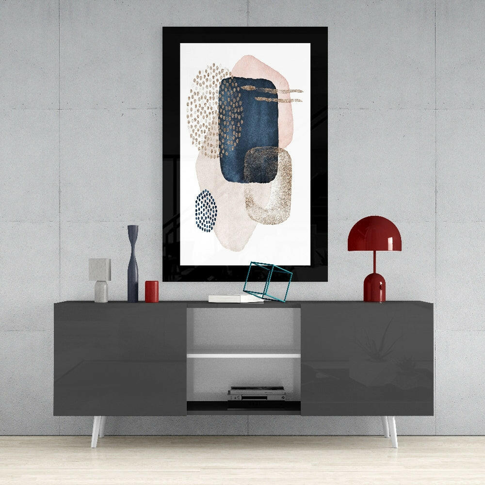 Abstract Modernity Glass Wall Art - Image 4