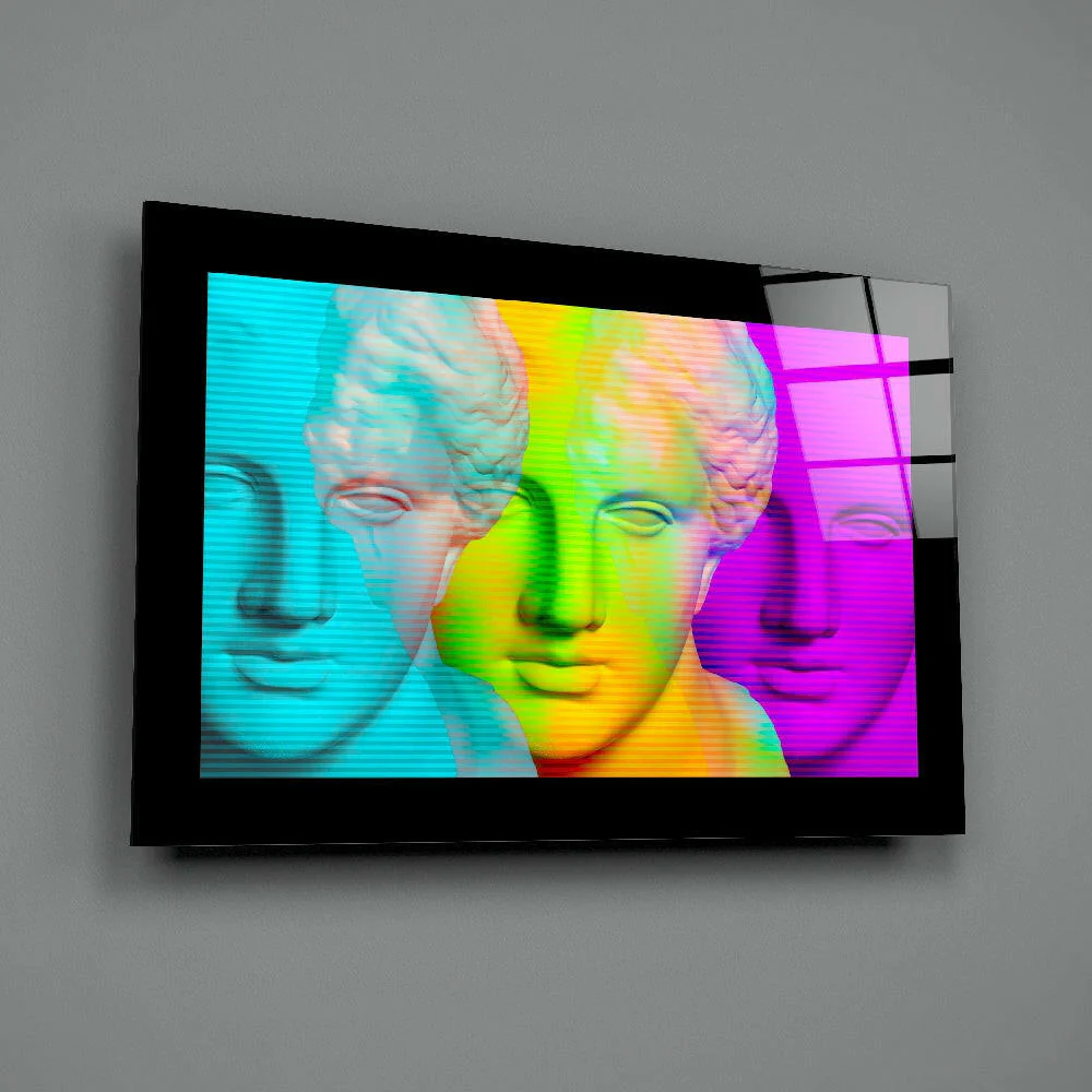 Modernity in Sculpture Glass Wall Art - Image 2