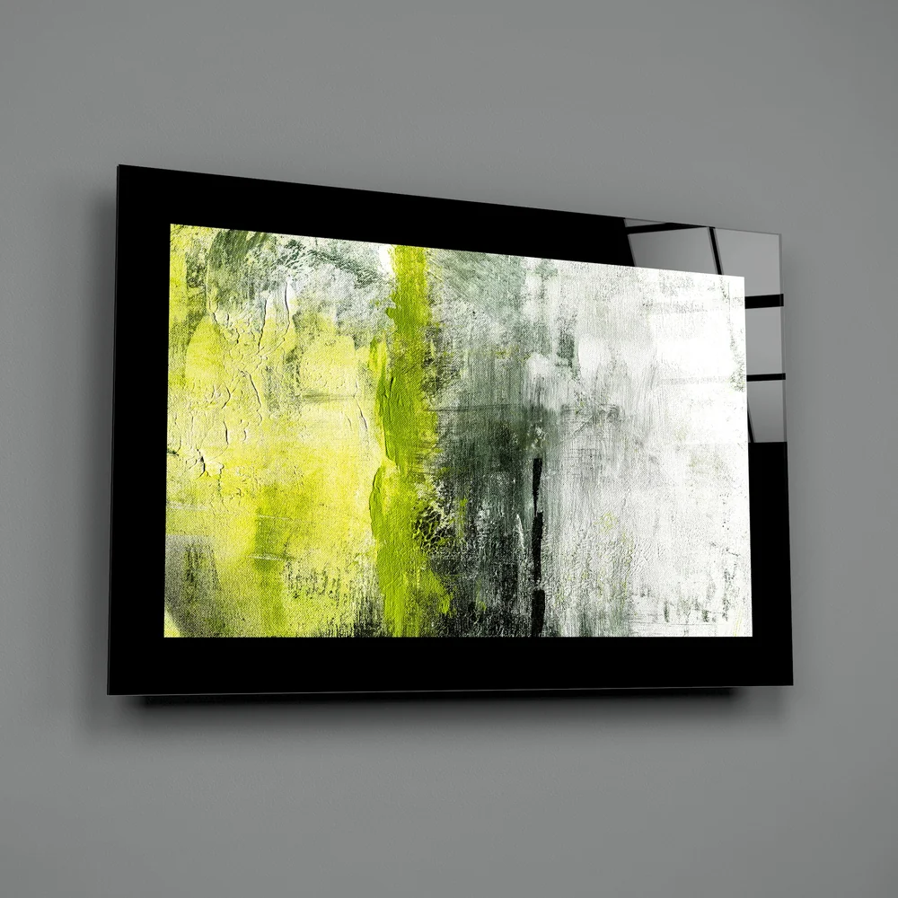 Green and Green Glass Wall Art - Image 2