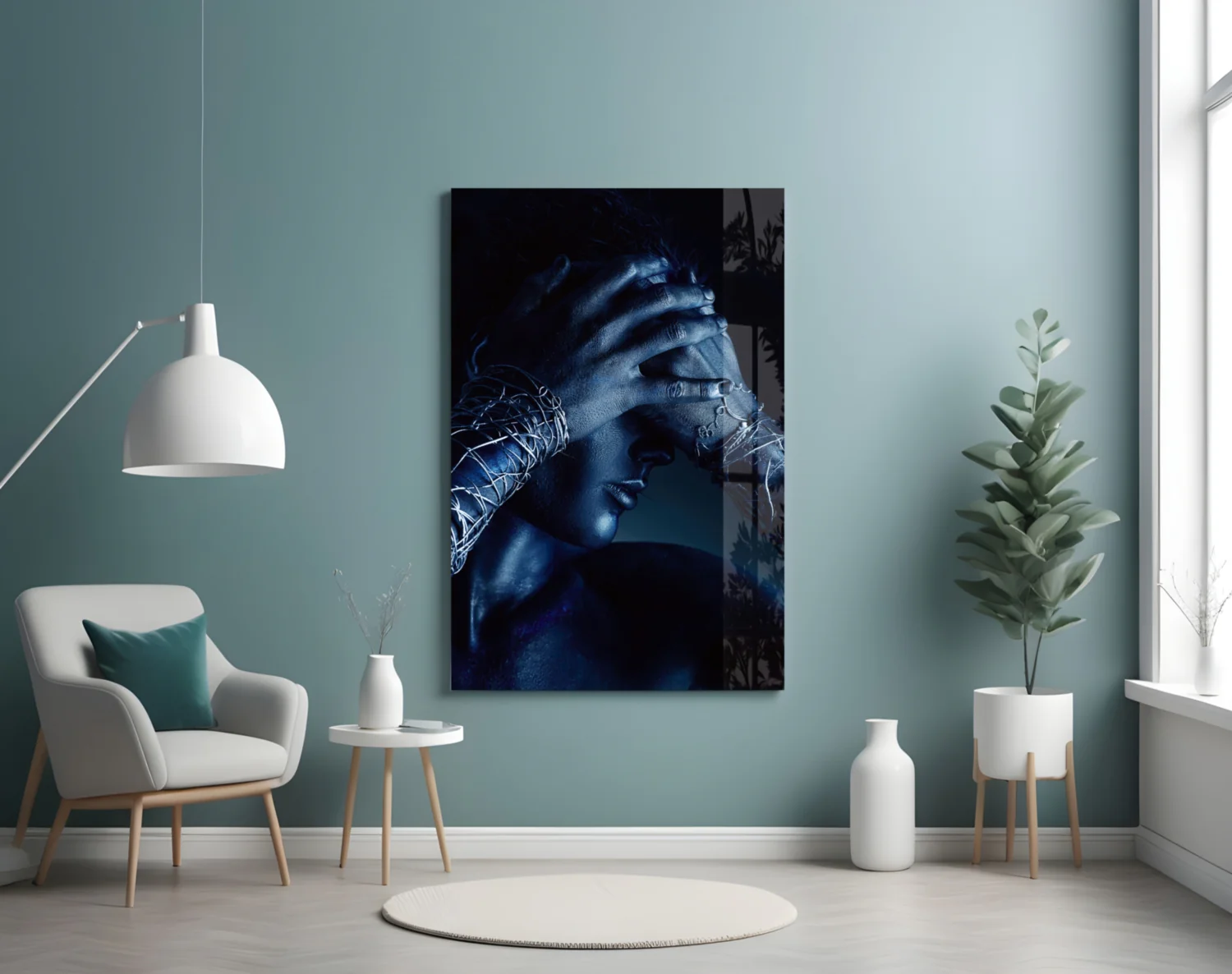 Deep Thought Glass Wall Art - Image 5