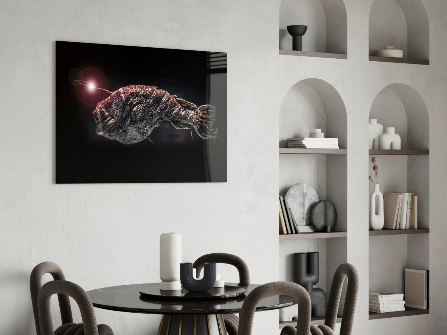 Deepsea Fish Glass Wall Art - Image 5