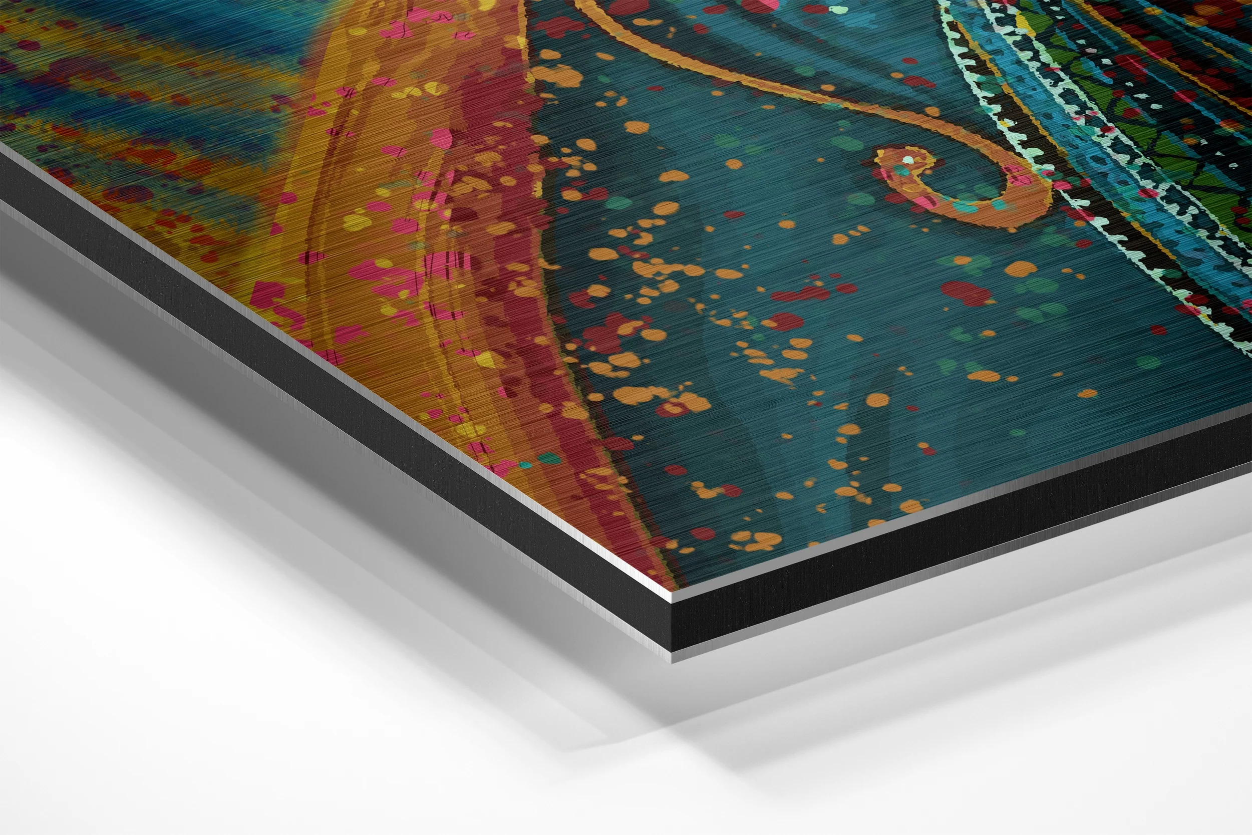 Dervish Brushed Aluminium Dibond Wall Art - Image 2