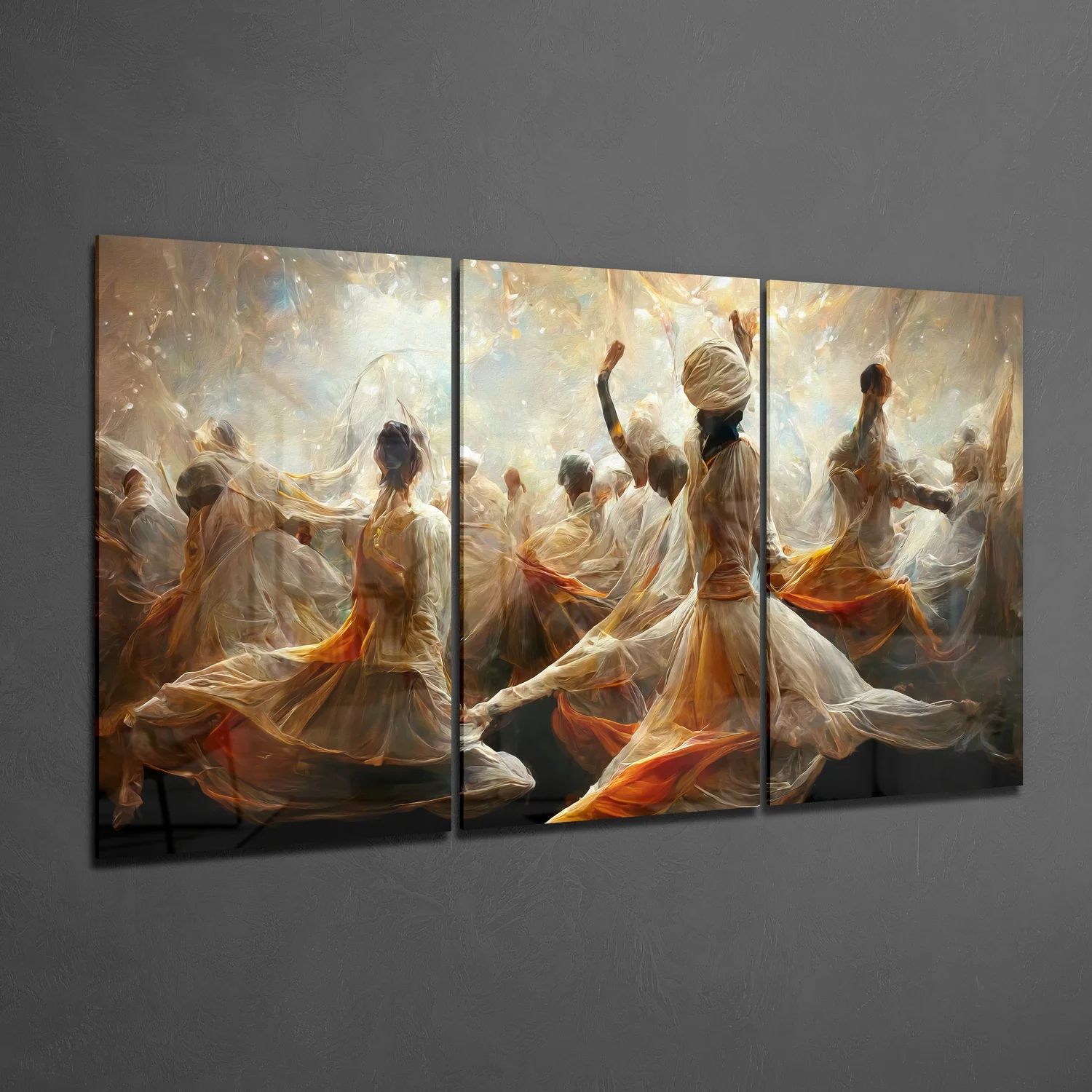 Dervishes Glass Wall Art - Image 2