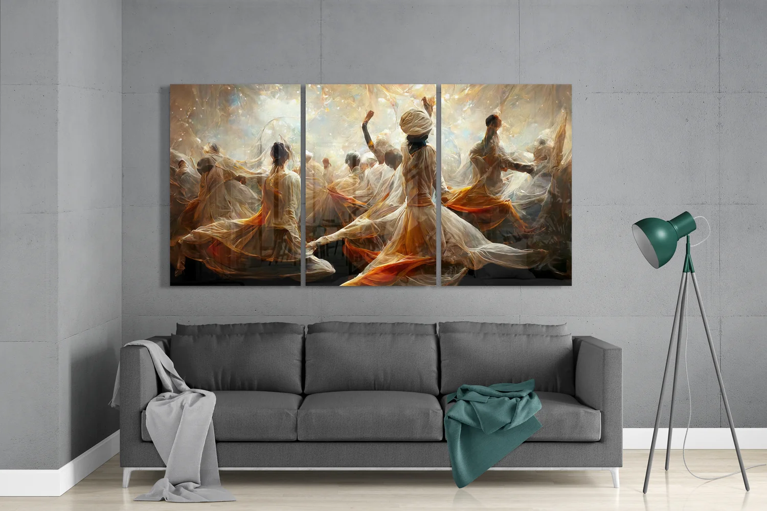 Dervishes Glass Wall Art - Image 3