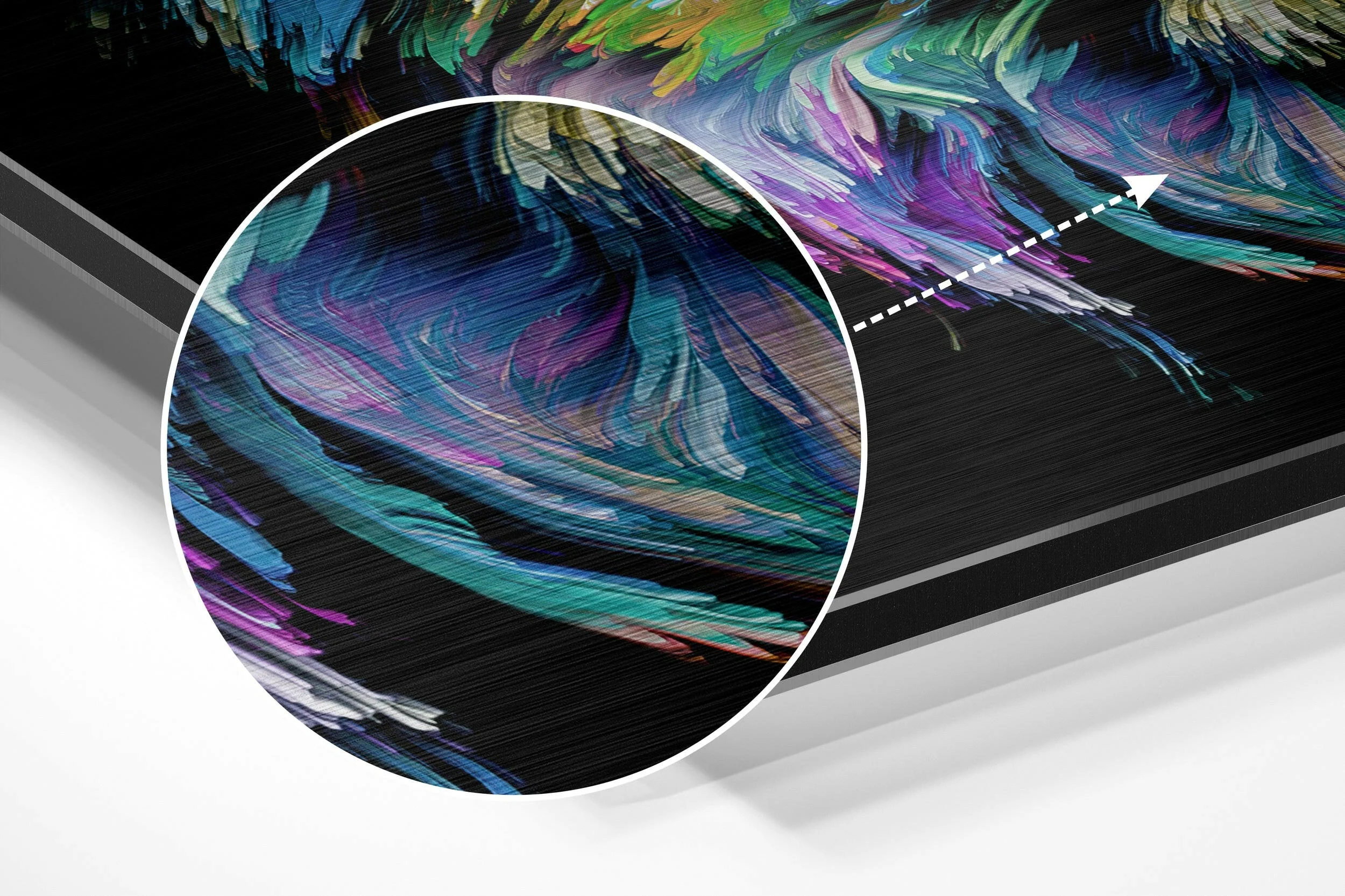 Divided Brushed Aluminium Dibond Wall Art - Image 3