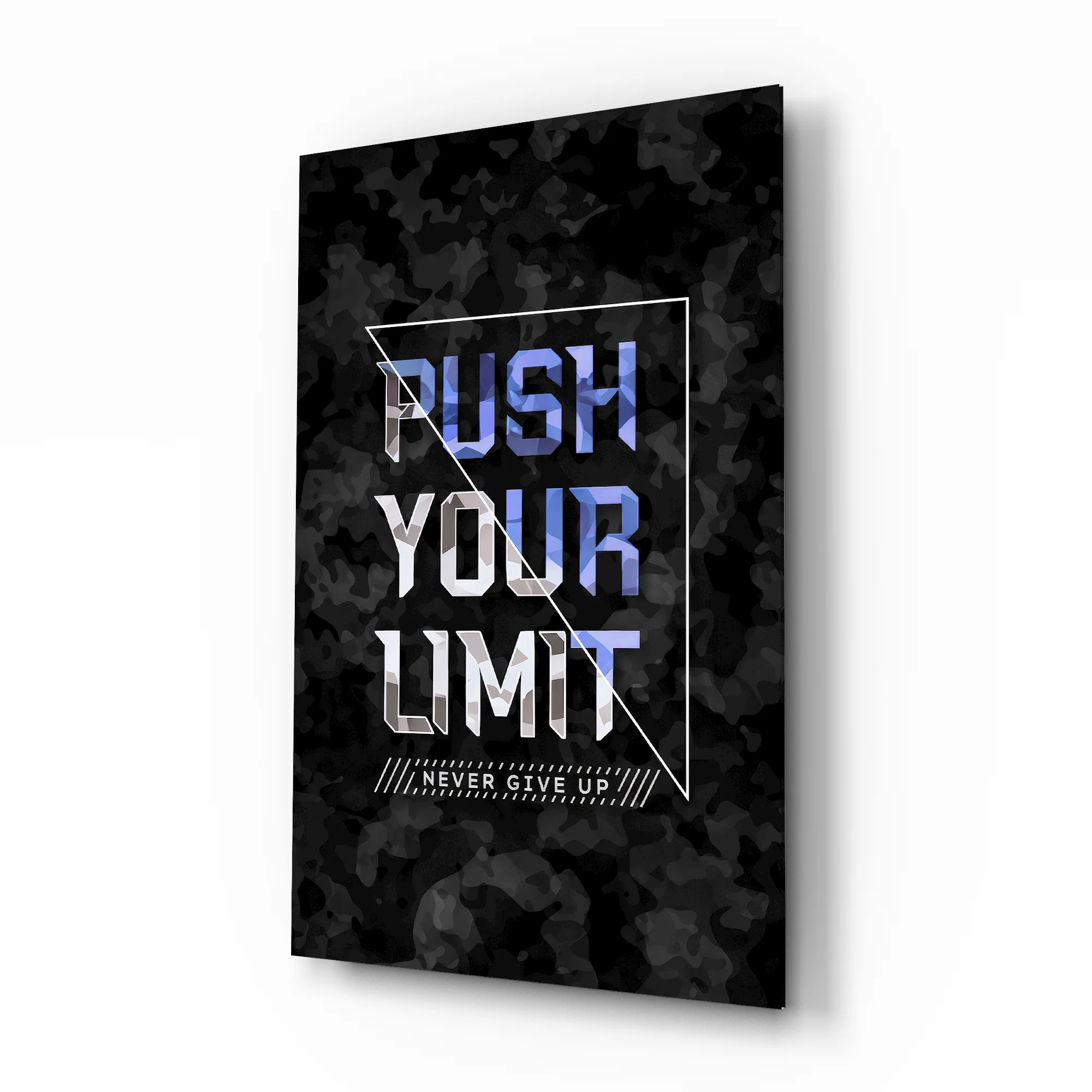 Push Your Limit Glass Wall Art - Image 2