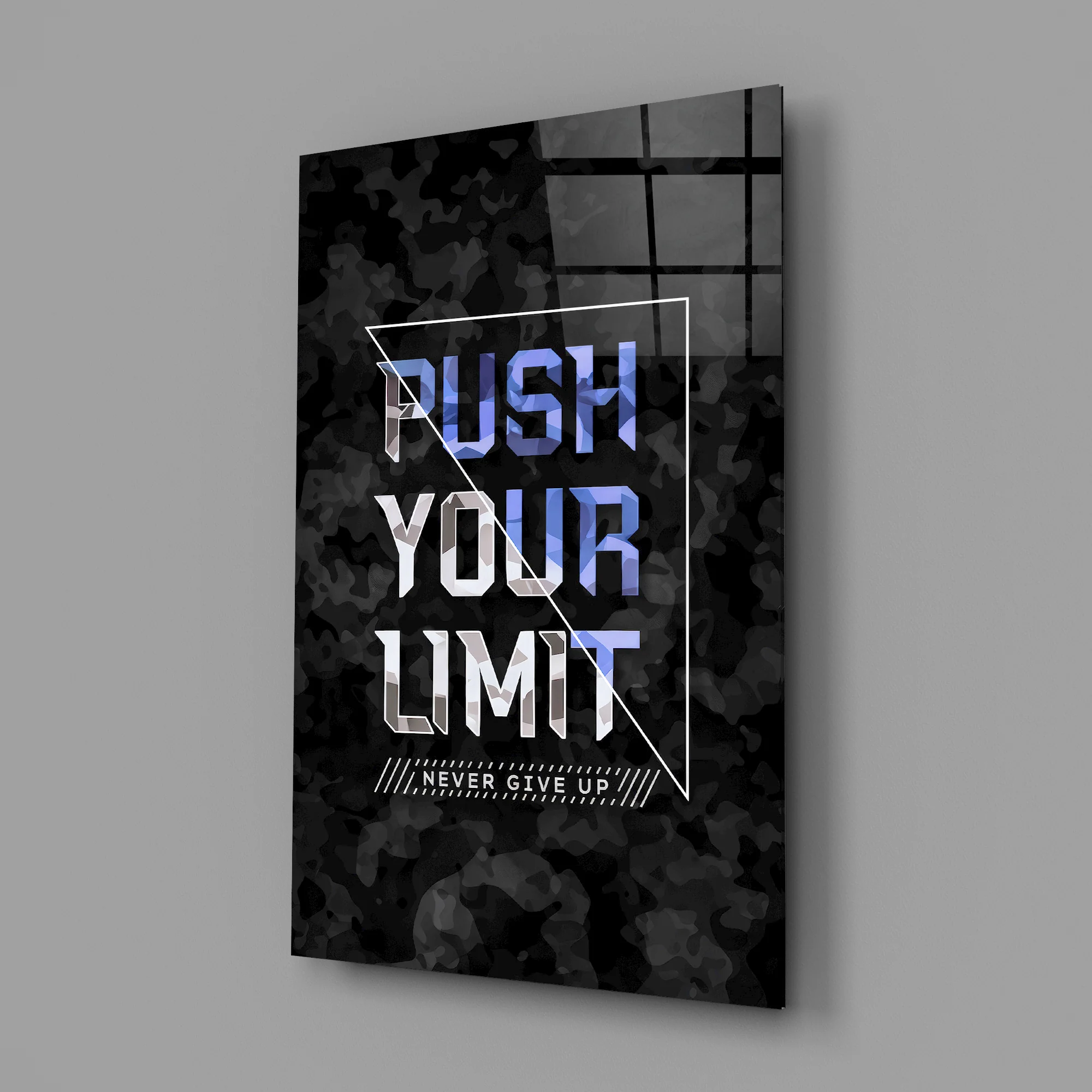 Push Your Limit Glass Wall Art - Image 3