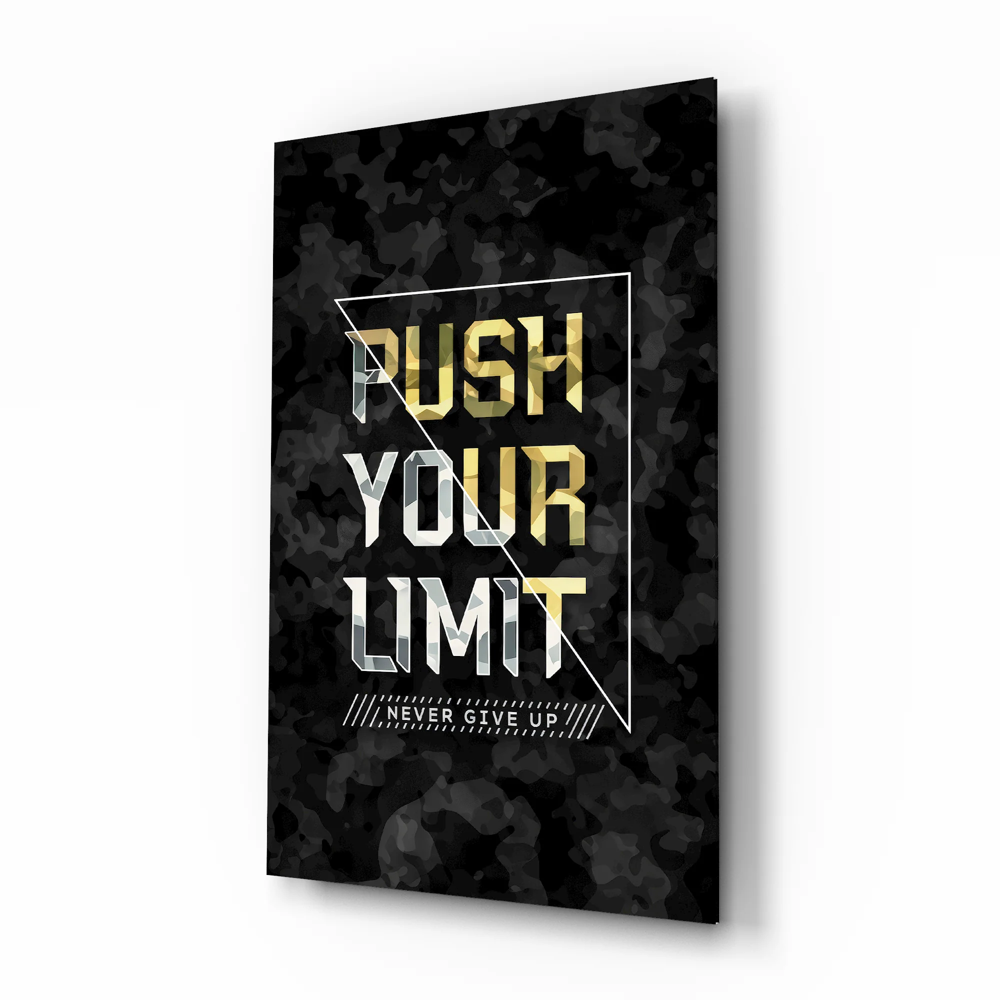 Push Your Limit Glass Wall Art - Image 2